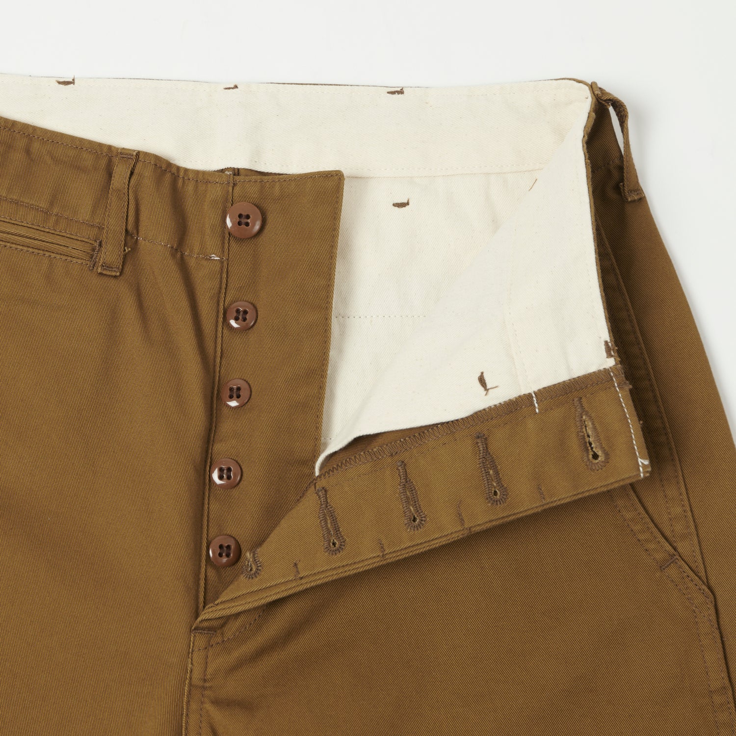FULLCOUNT 1201 U.S. Army Combat Chino - Brown