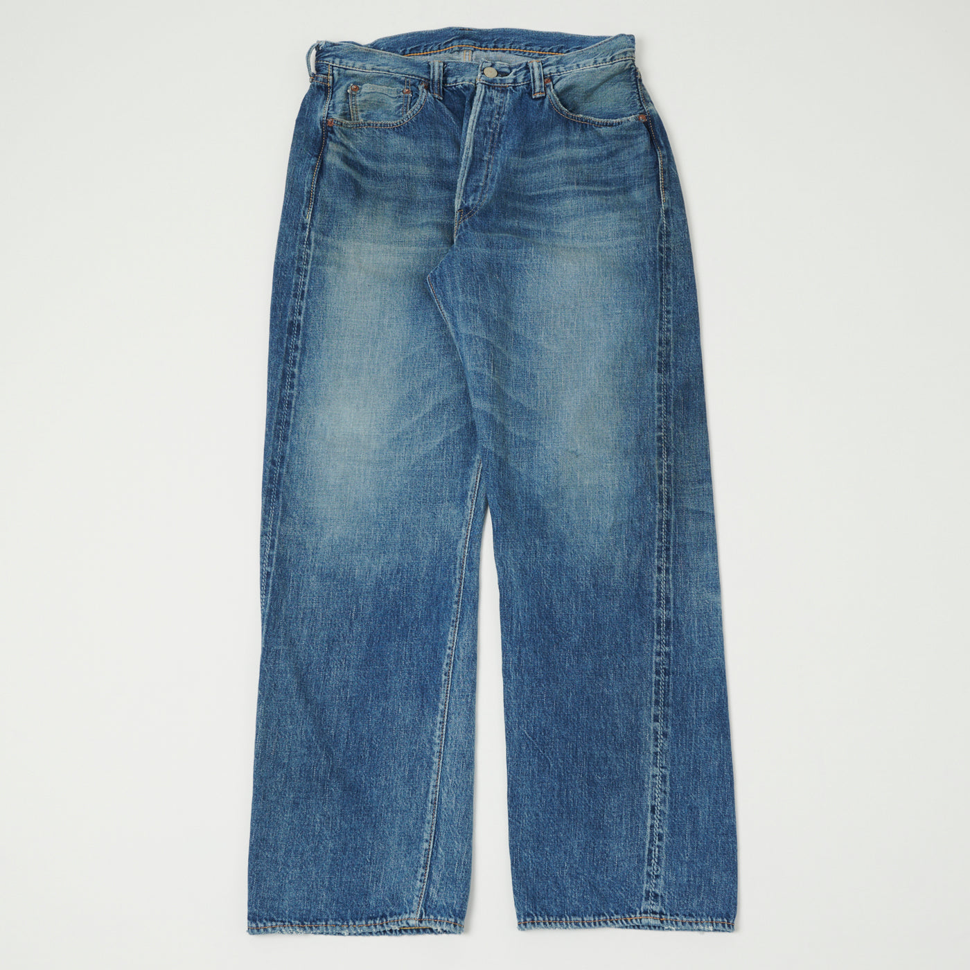 FULLCOUNT 0105SS 'Super Smooth' 11.5oz Wide Straight Jean - 'Dartford' Wash