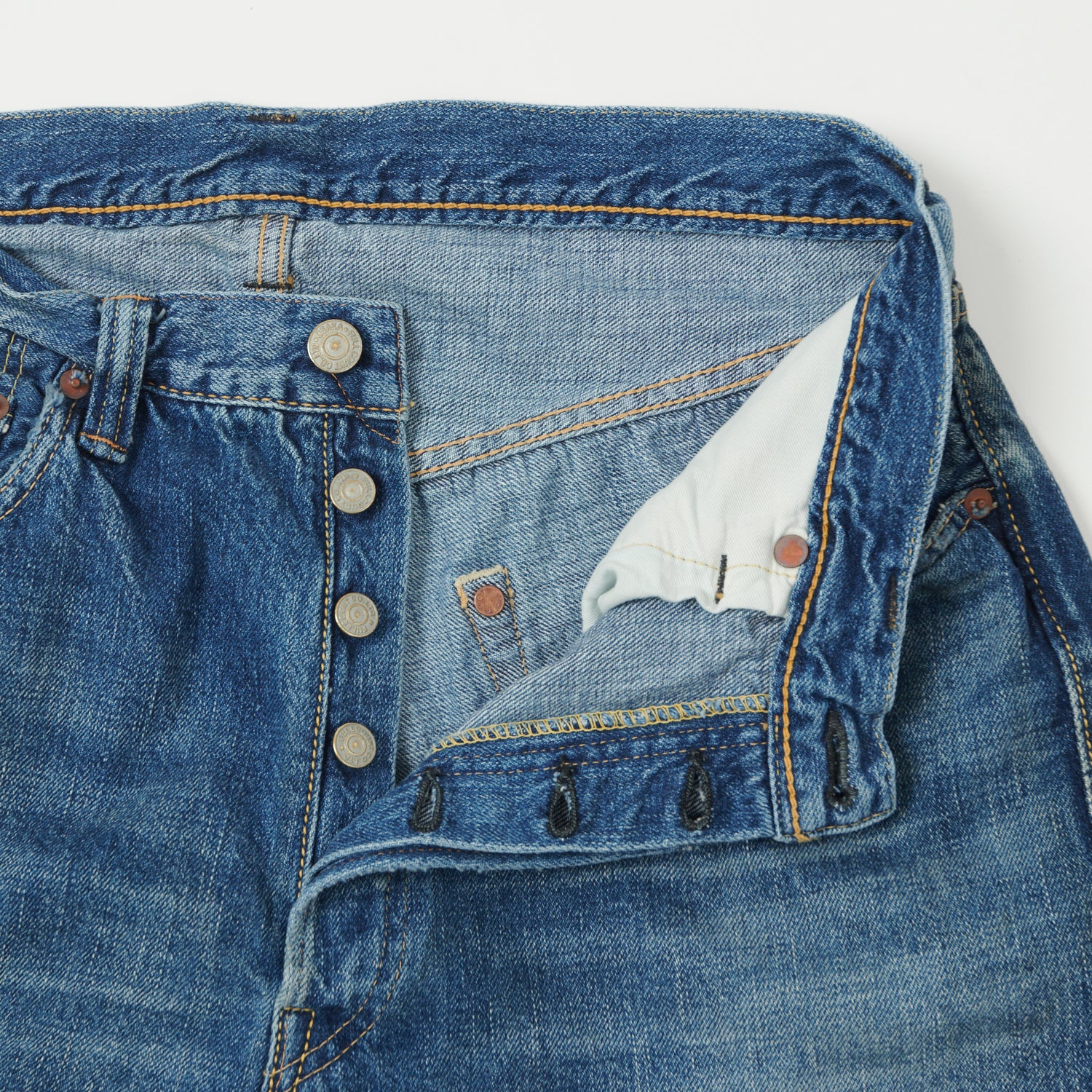 FULLCOUNT 0105SS 'Super Smooth' 11.5oz Wide Straight Jean - 'Dartford' Wash