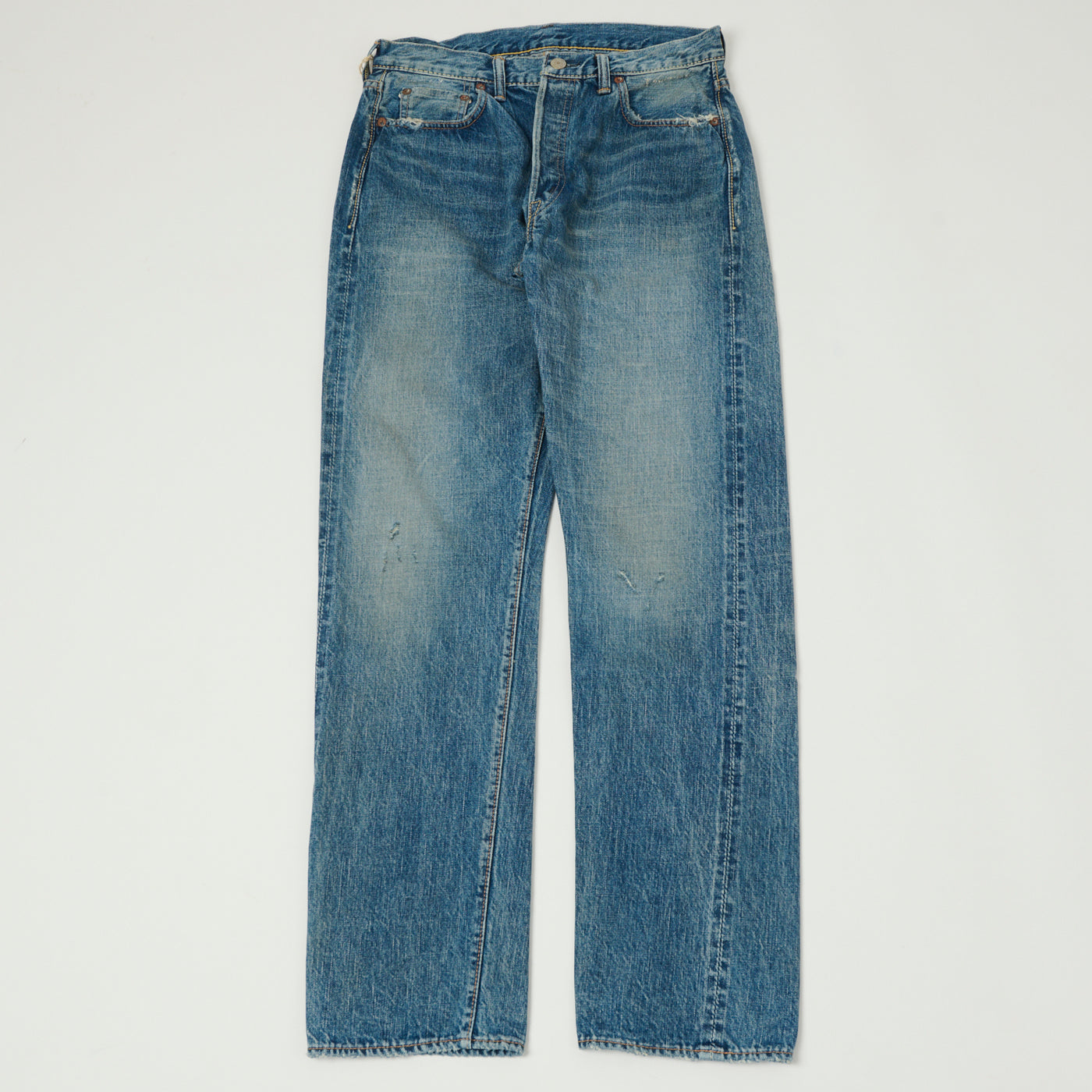FULLCOUNT 1103 13.7oz Clean Straight Jean - 'Dartford' Wash