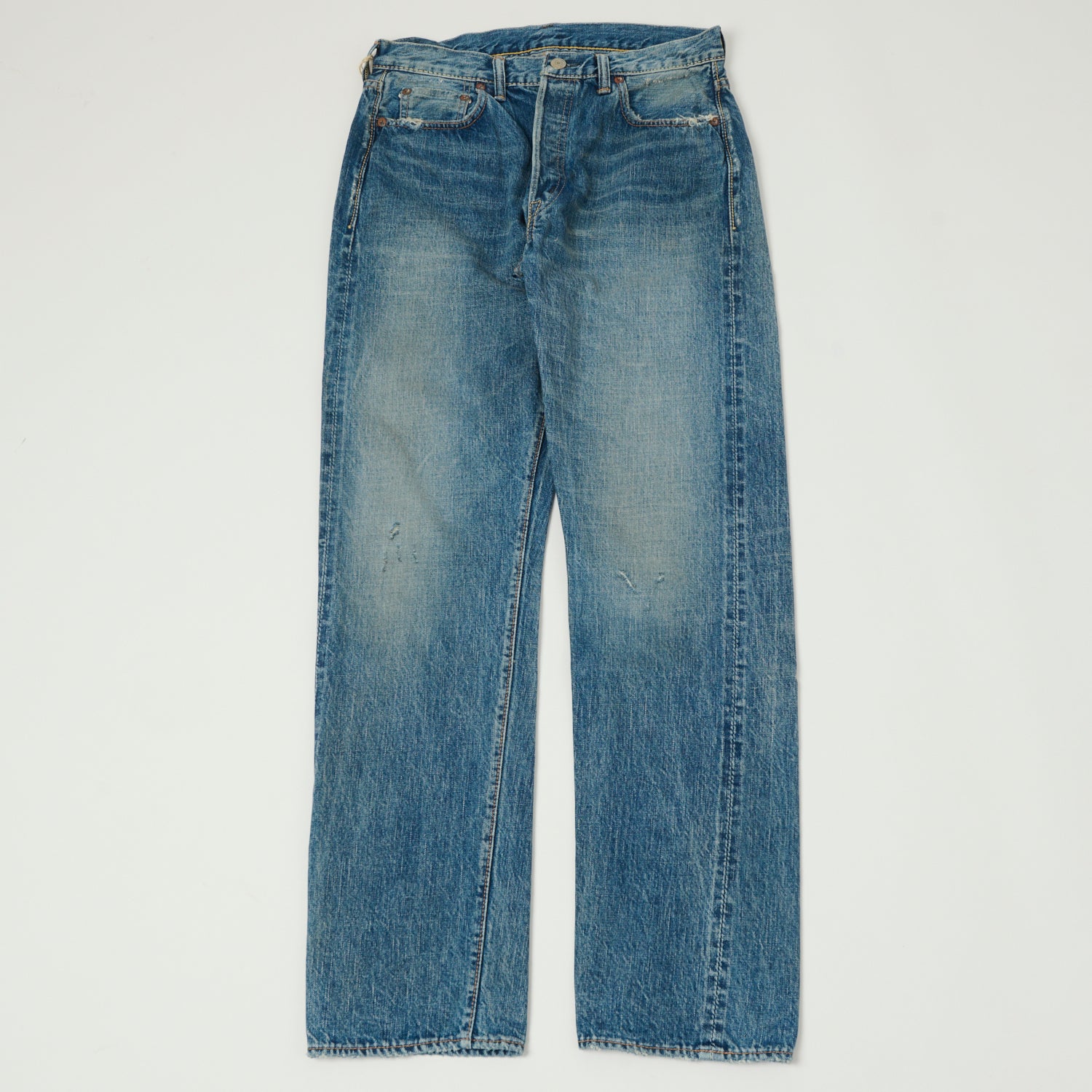 FULLCOUNT 1103 13.7oz Clean Straight Jean - 'Dartford' Wash