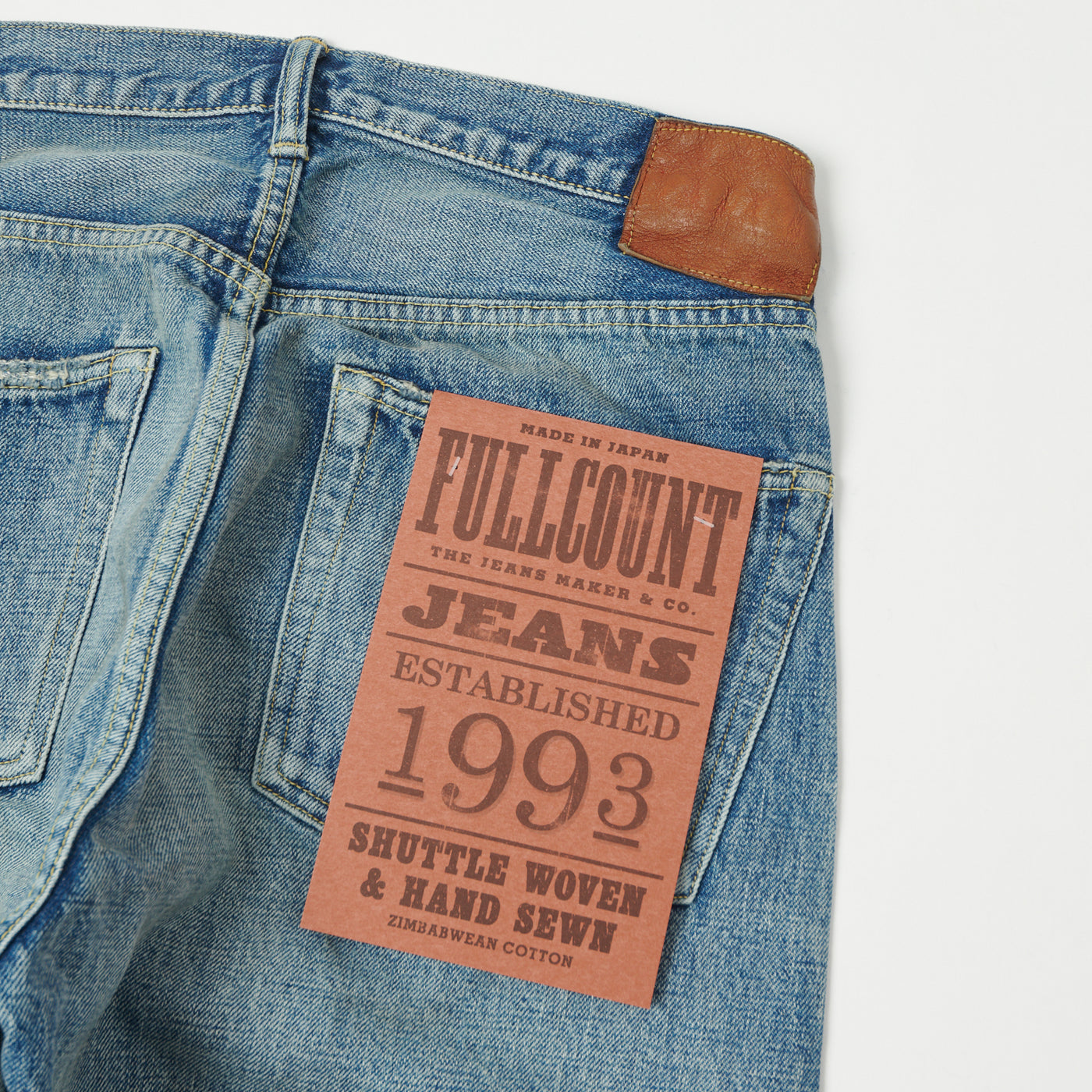 FULLCOUNT 1110 13.7oz Slim Tapered Jean - 'Dartford' Wash