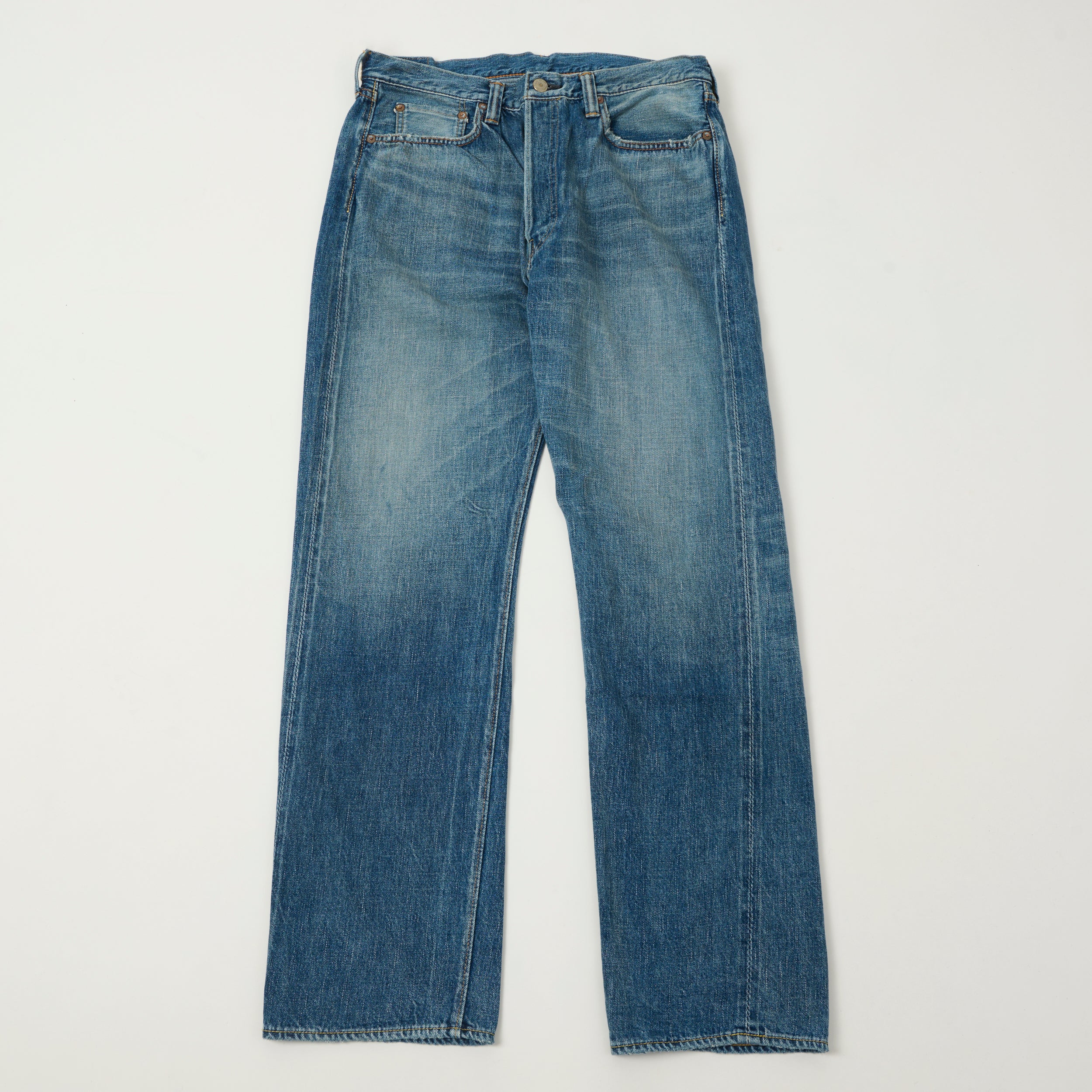 FULLCOUNT 1108SS 'Super Smooth' 11.5oz Regular Straight Jean - 'Dartford' Wash