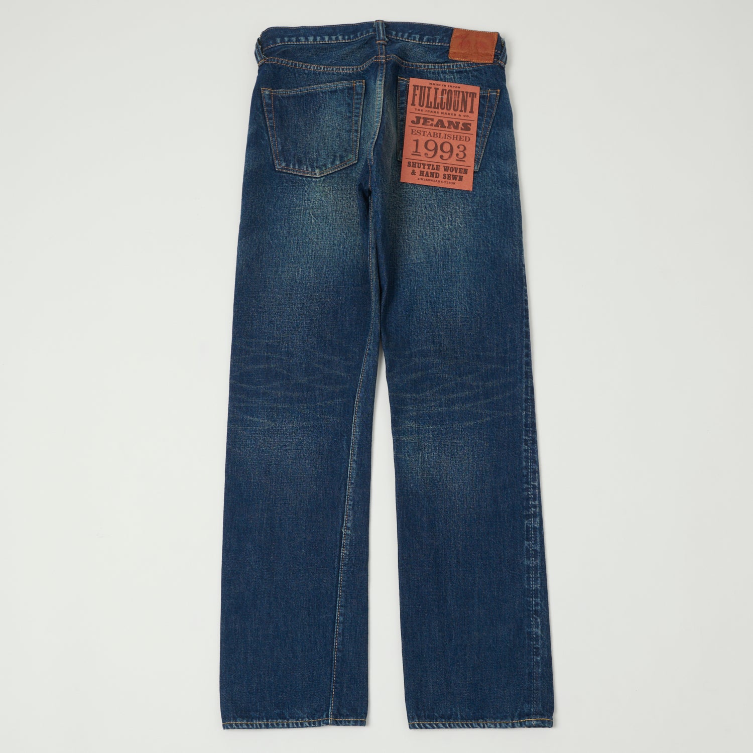FULLCOUNT 1108 13.7oz Regular Straight Jean - 'More Than Real' Wash