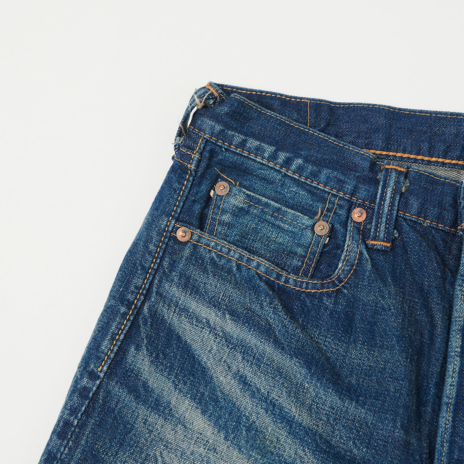 FULLCOUNT 1108 13.7oz Regular Straight Jean - 'More Than Real' Wash