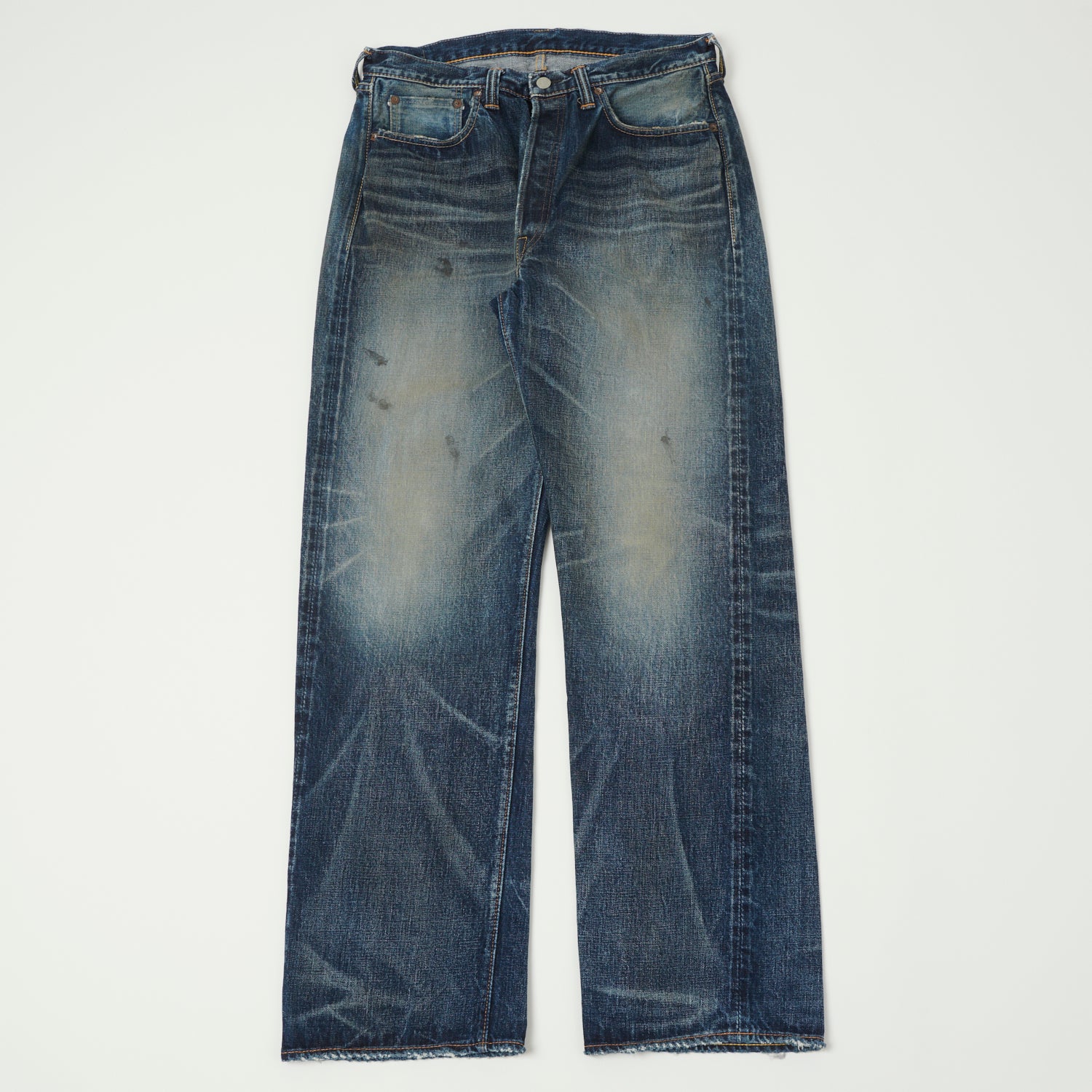 FULLCOUNT 0105XX 15.5oz Wide Straight Jean - 'Fear of the Dark' Wash