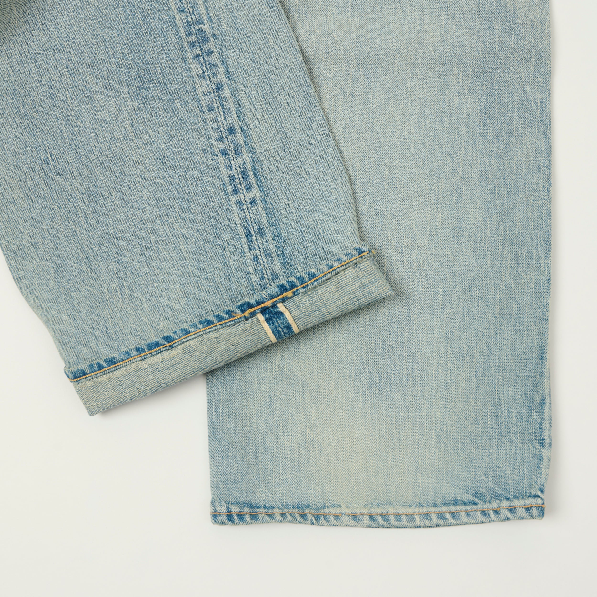 FULLCOUNT 0105 13.7oz Wide Straight Jean - 'Santa Monica' Wash
