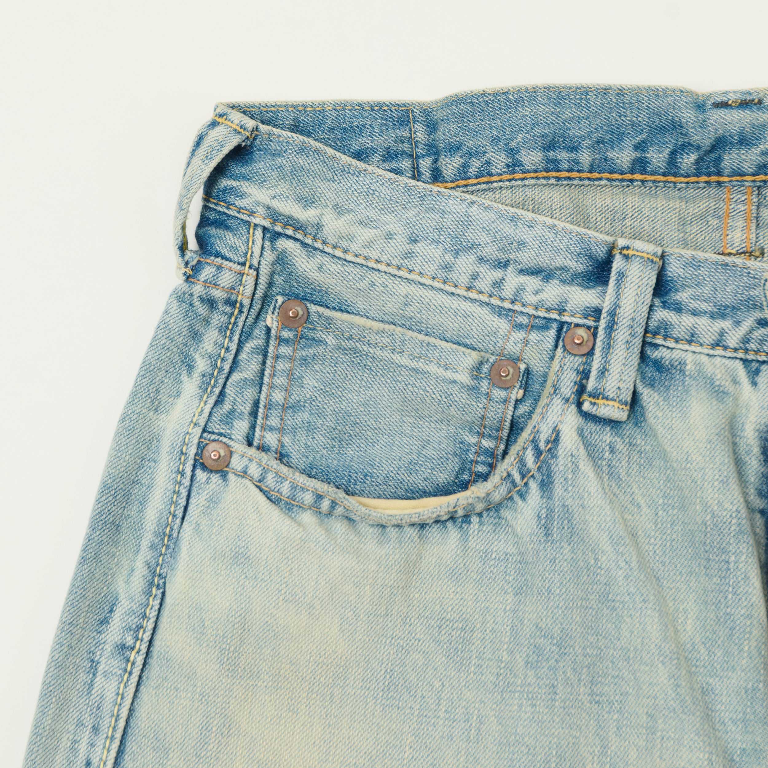FULLCOUNT 1101 13.7oz Loose Straight Jean - 'Santa Monica' Wash