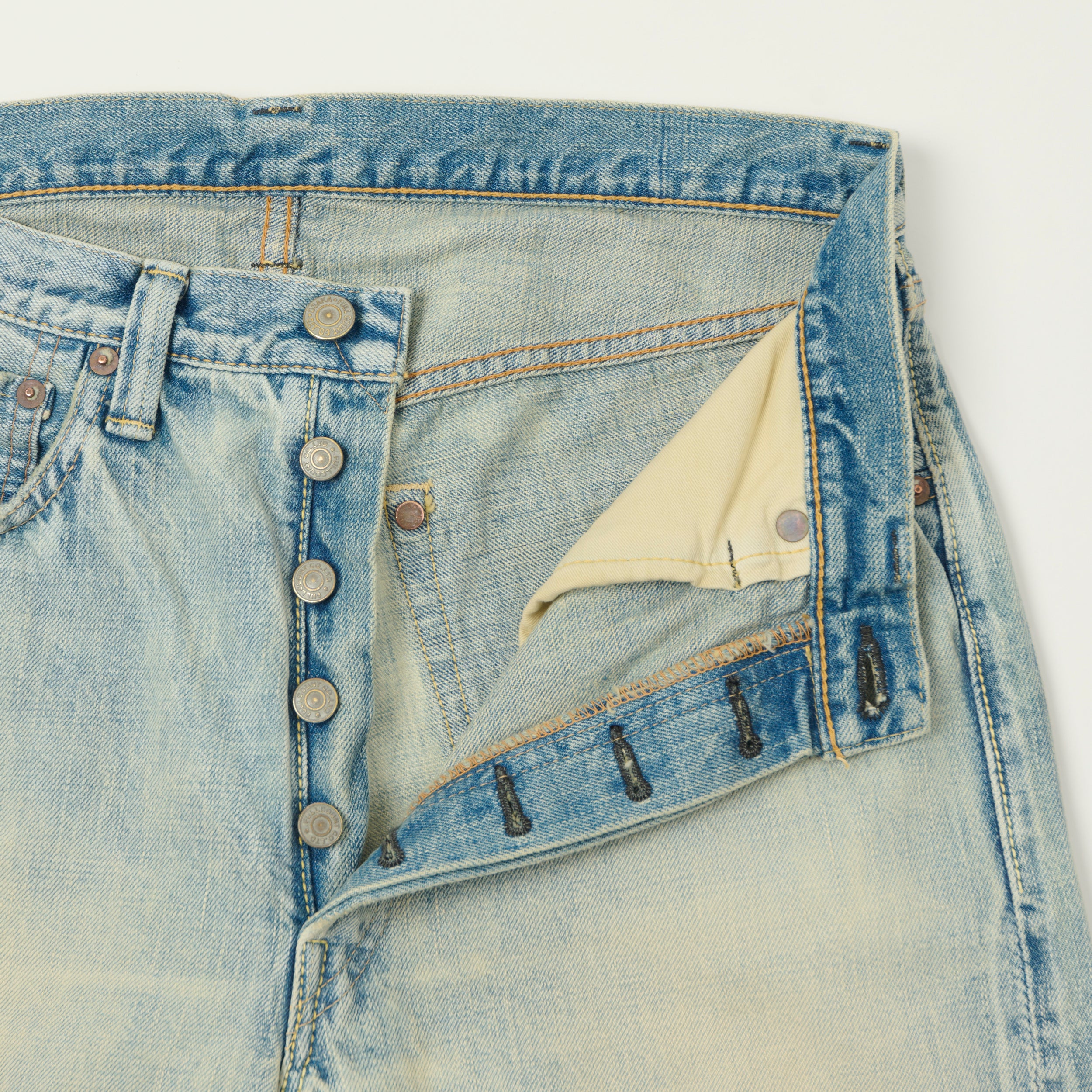 FULLCOUNT 1101 13.7oz Loose Straight Jean - 'Santa Monica' Wash