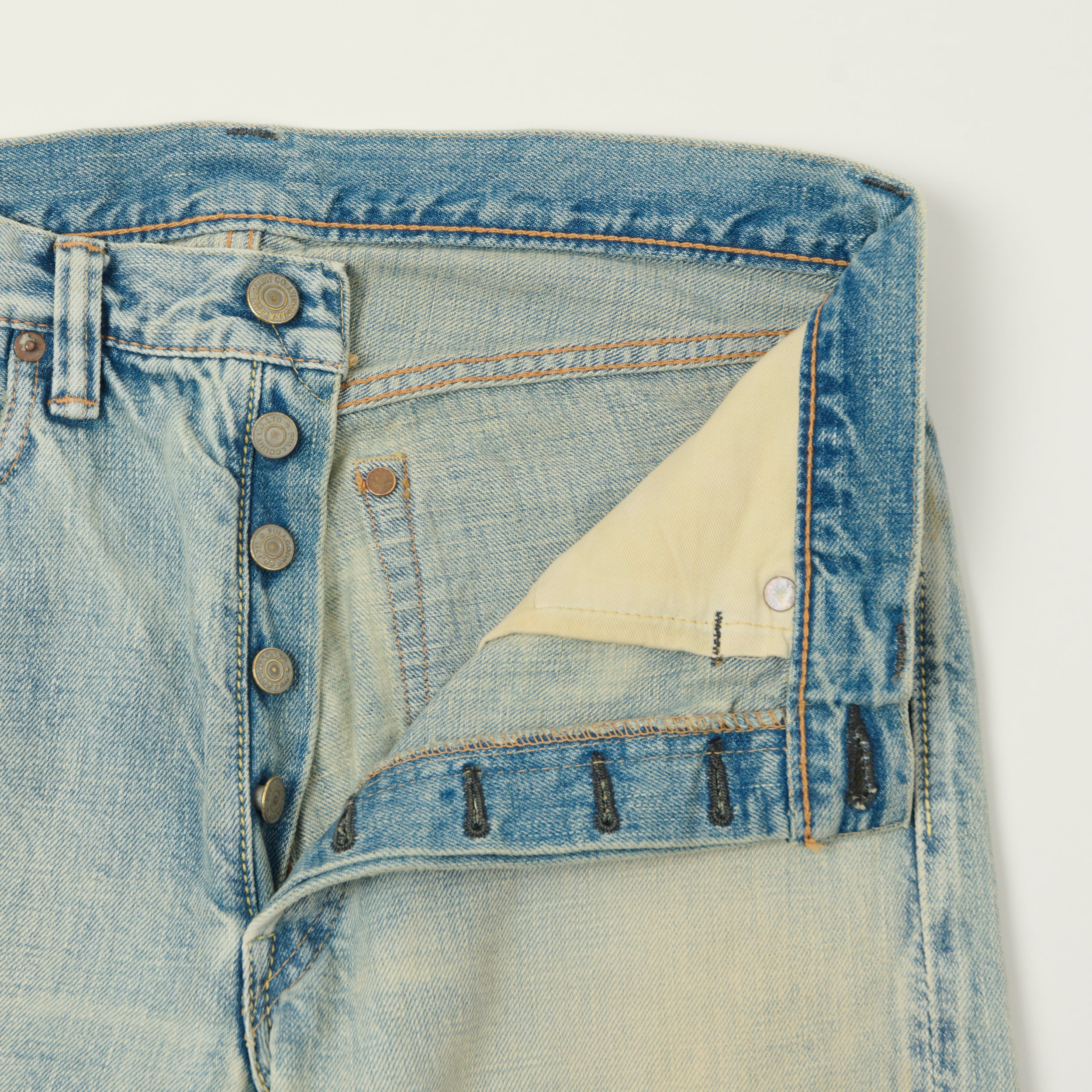 FULLCOUNT 1108 13.7oz Regular Straight Jean - 'Santa Monica' Wash