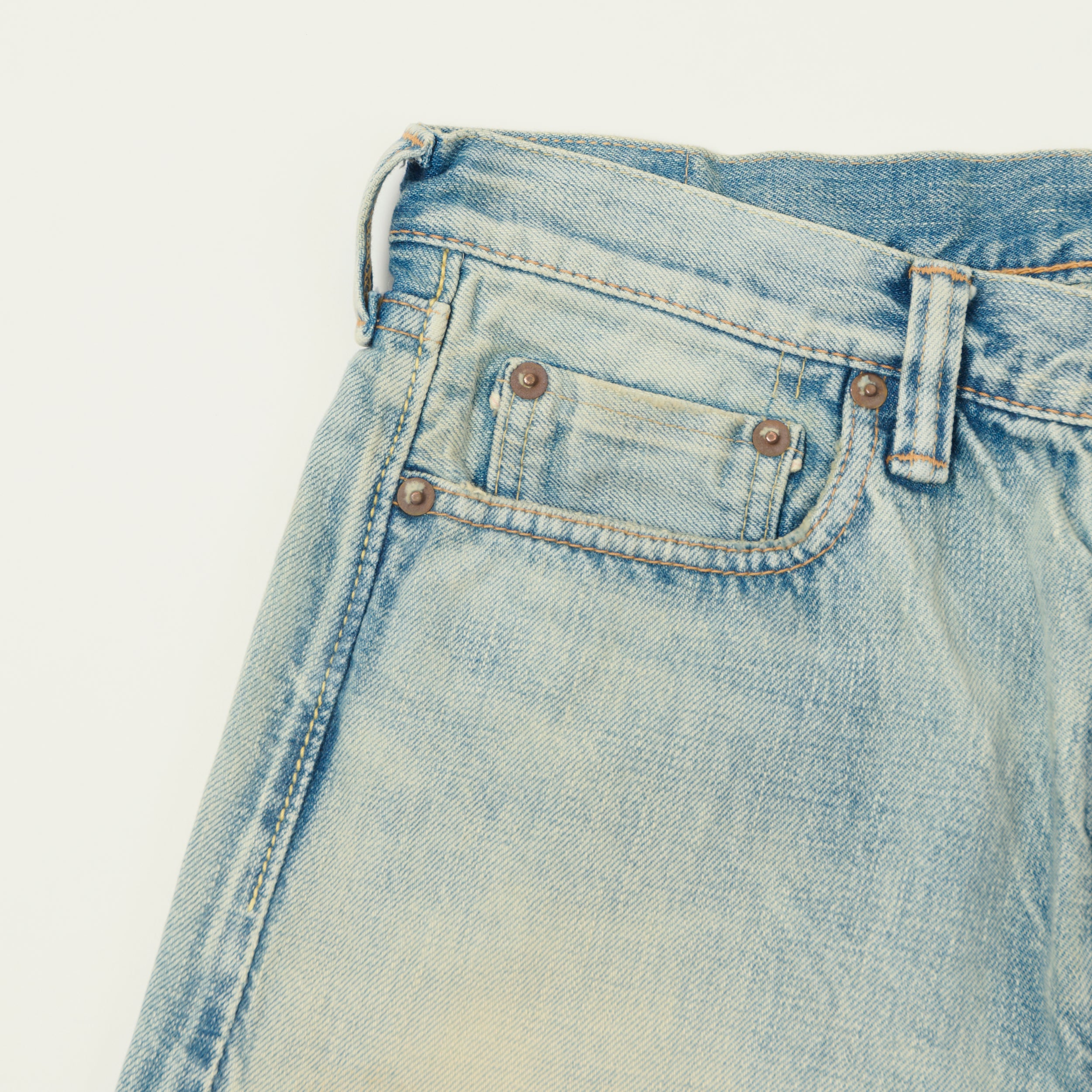 FULLCOUNT 1108 13.7oz Regular Straight Jean - 'Santa Monica' Wash