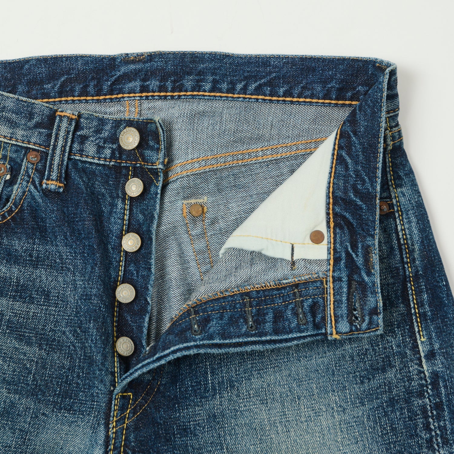 FULLCOUNT 1108XX 15.5oz Regular Straight Jean - 'Fear of the Dark' Wash