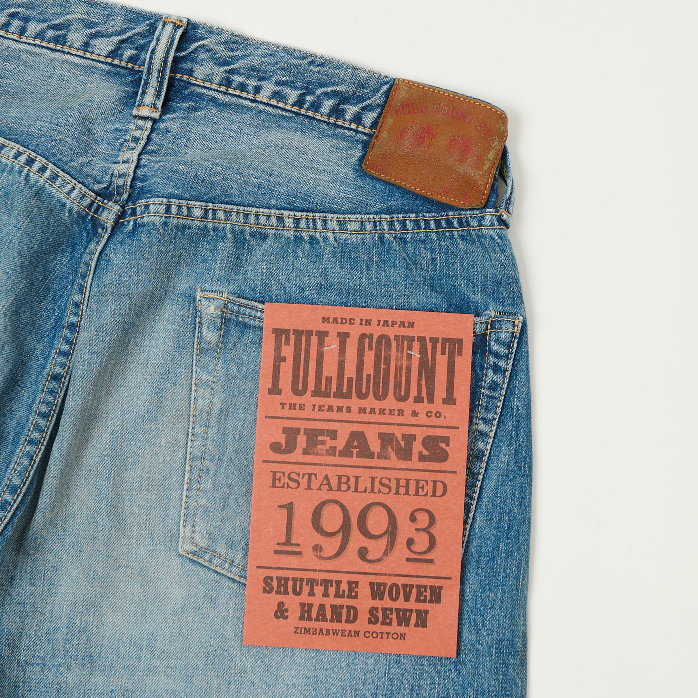 FULLCOUNT 1904 Five Pocket Denim Shorts - Dartford Wash