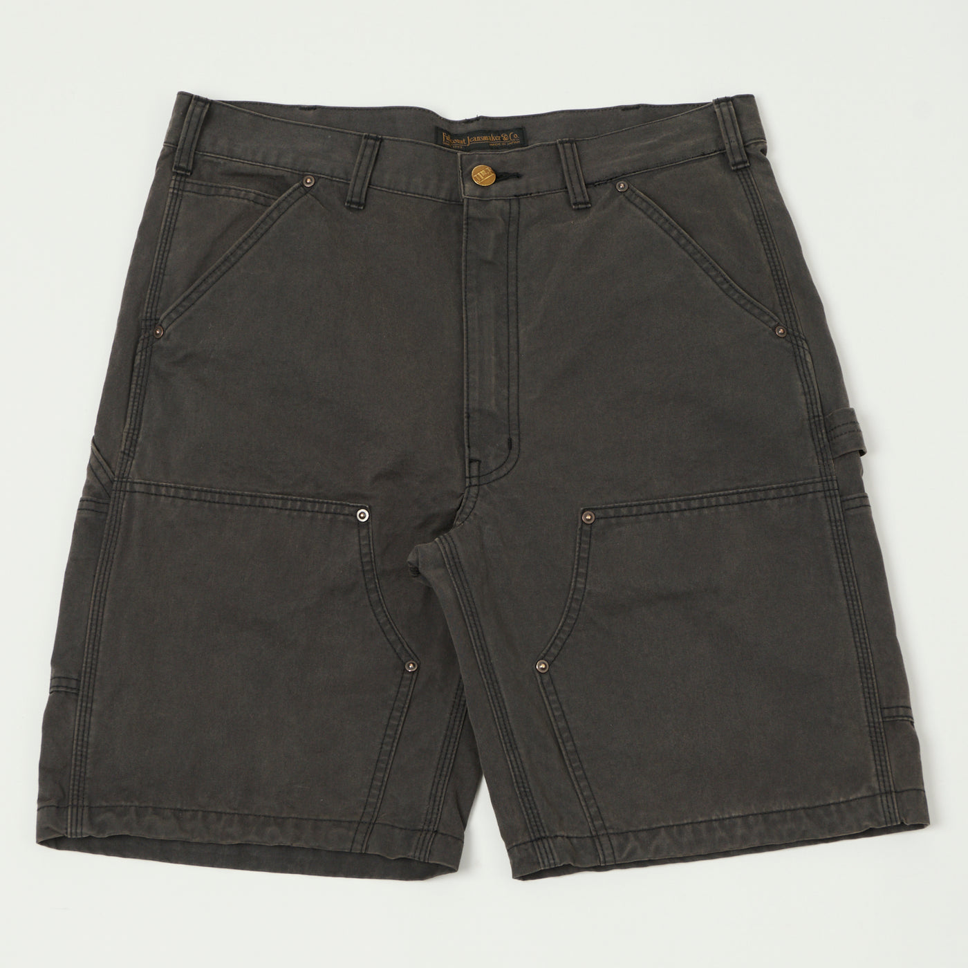 FULLCOUNT 1909 Double Knee Shorts - Black