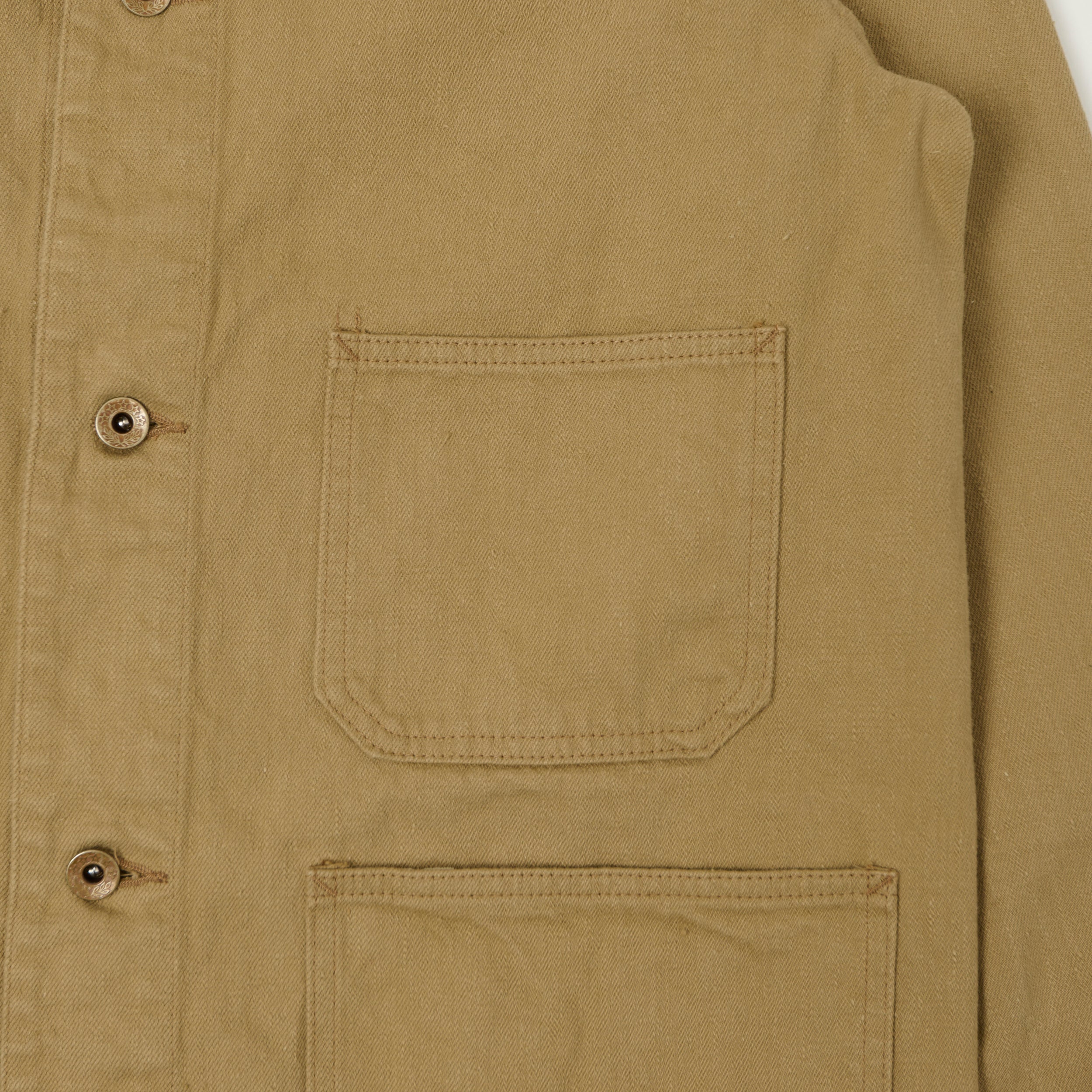 FULLCOUNT 2015 Denim Chore Jacket - Beige