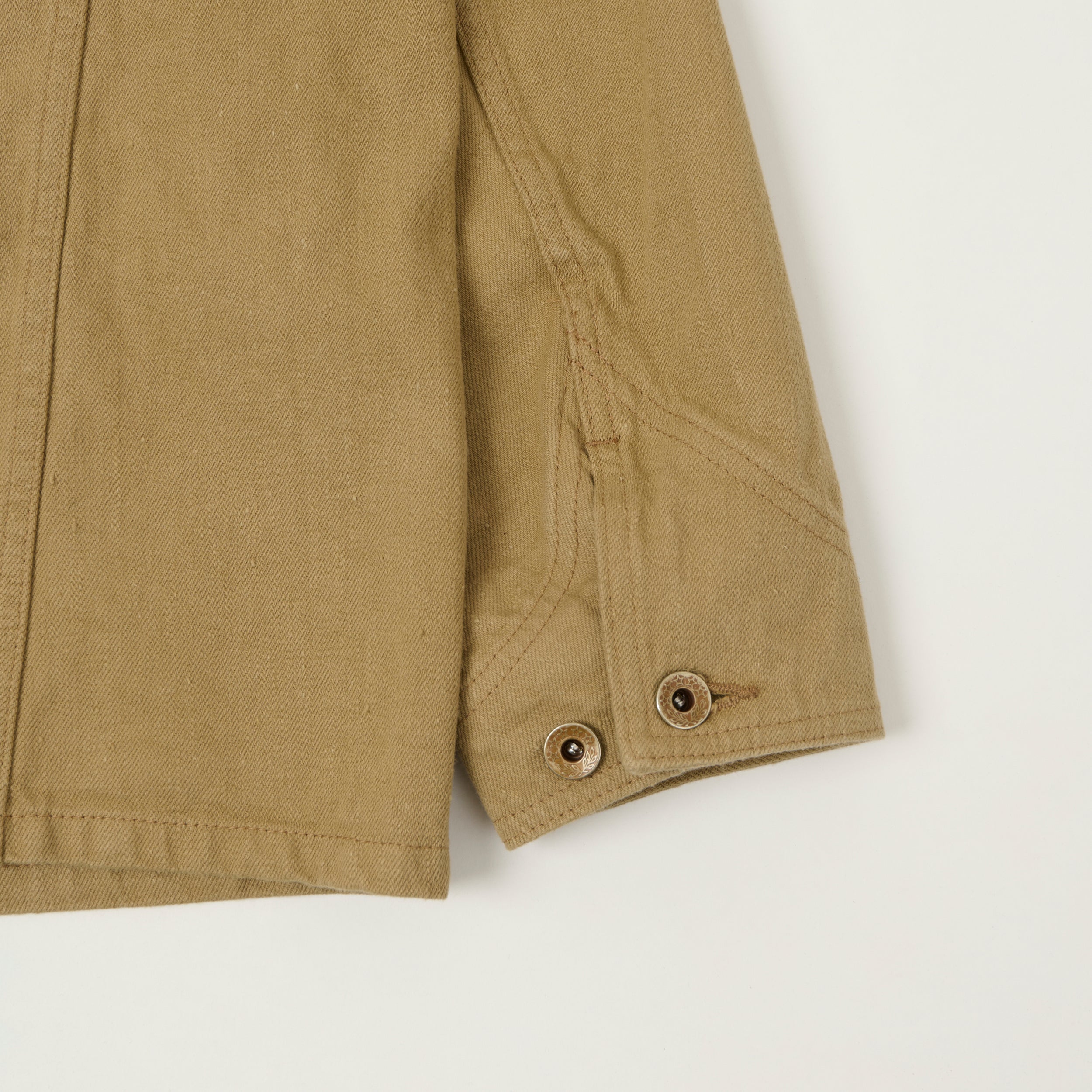 FULLCOUNT 2015 Denim Chore Jacket - Beige