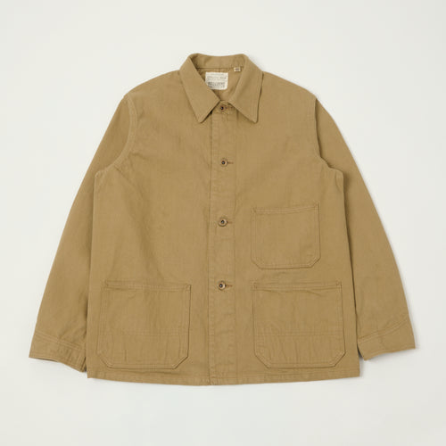 FULLCOUNT 2015 Denim Chore Jacket - Beige