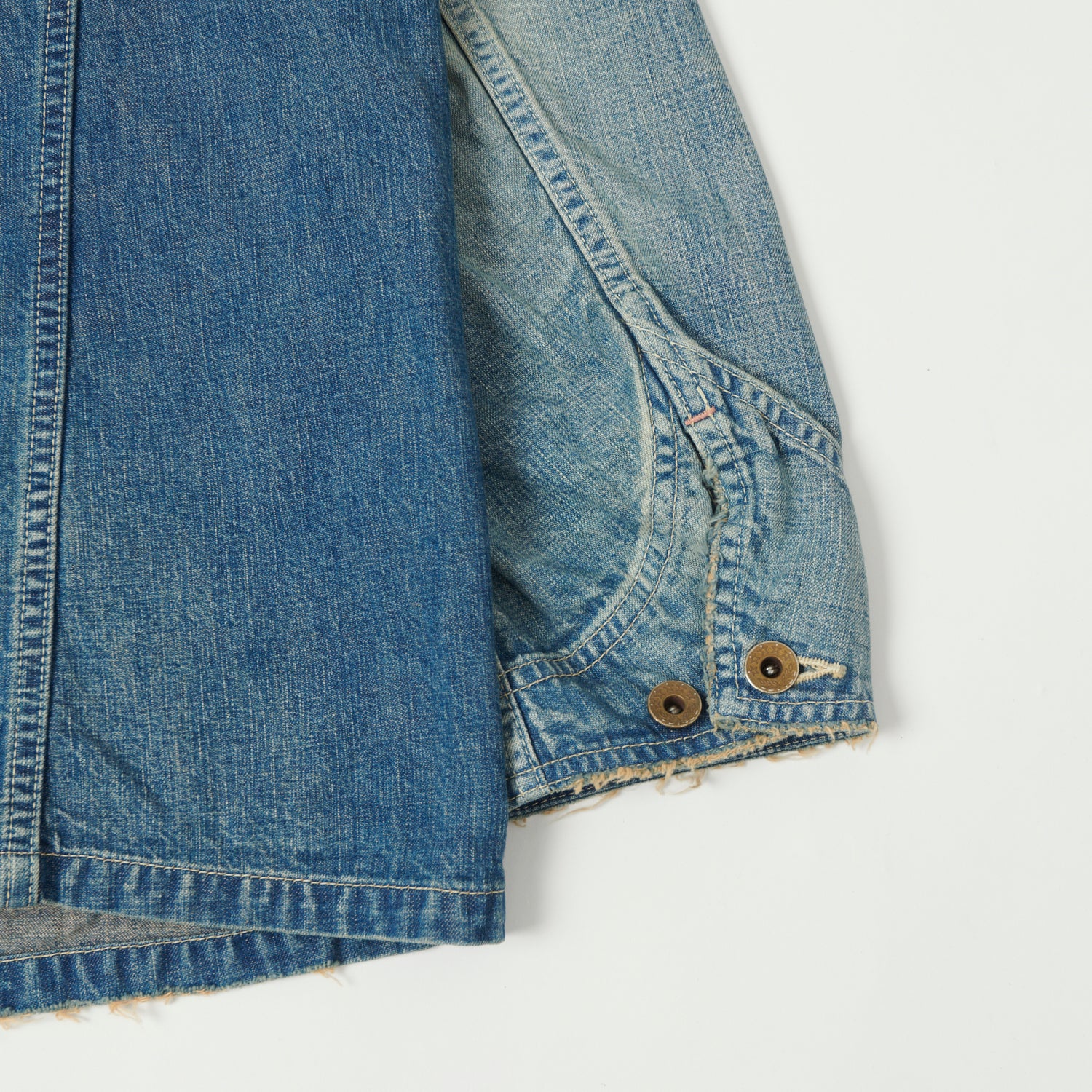 FULLCOUNT 2015 Denim Chore Jacket - Heavy Wash