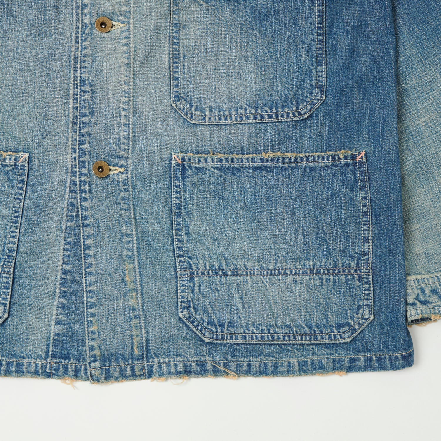 FULLCOUNT 2015 Denim Chore Jacket - Heavy Wash