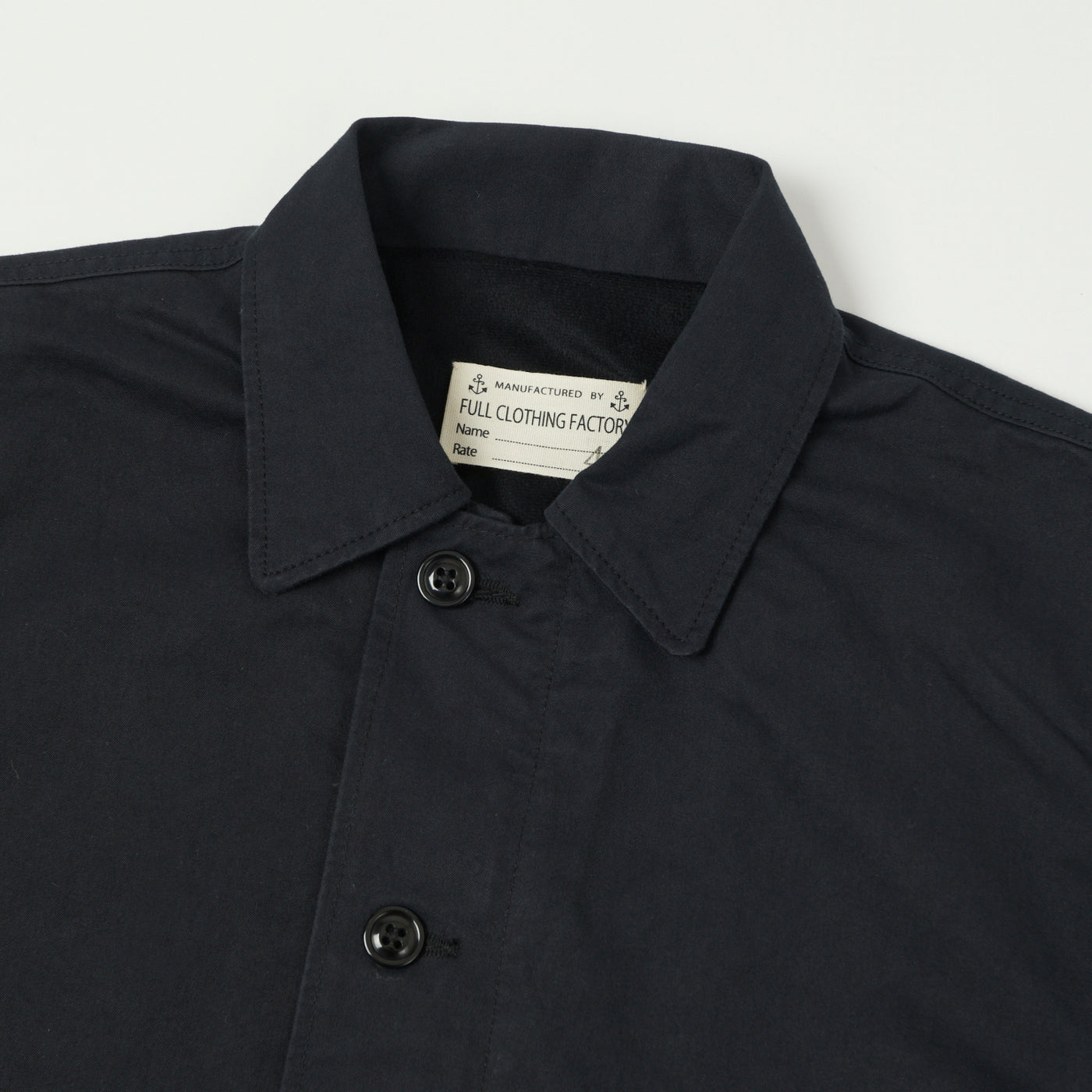 FULLCOUNT 2034 Old Japanese Twill U.S. Navy Utility Jacket - Black