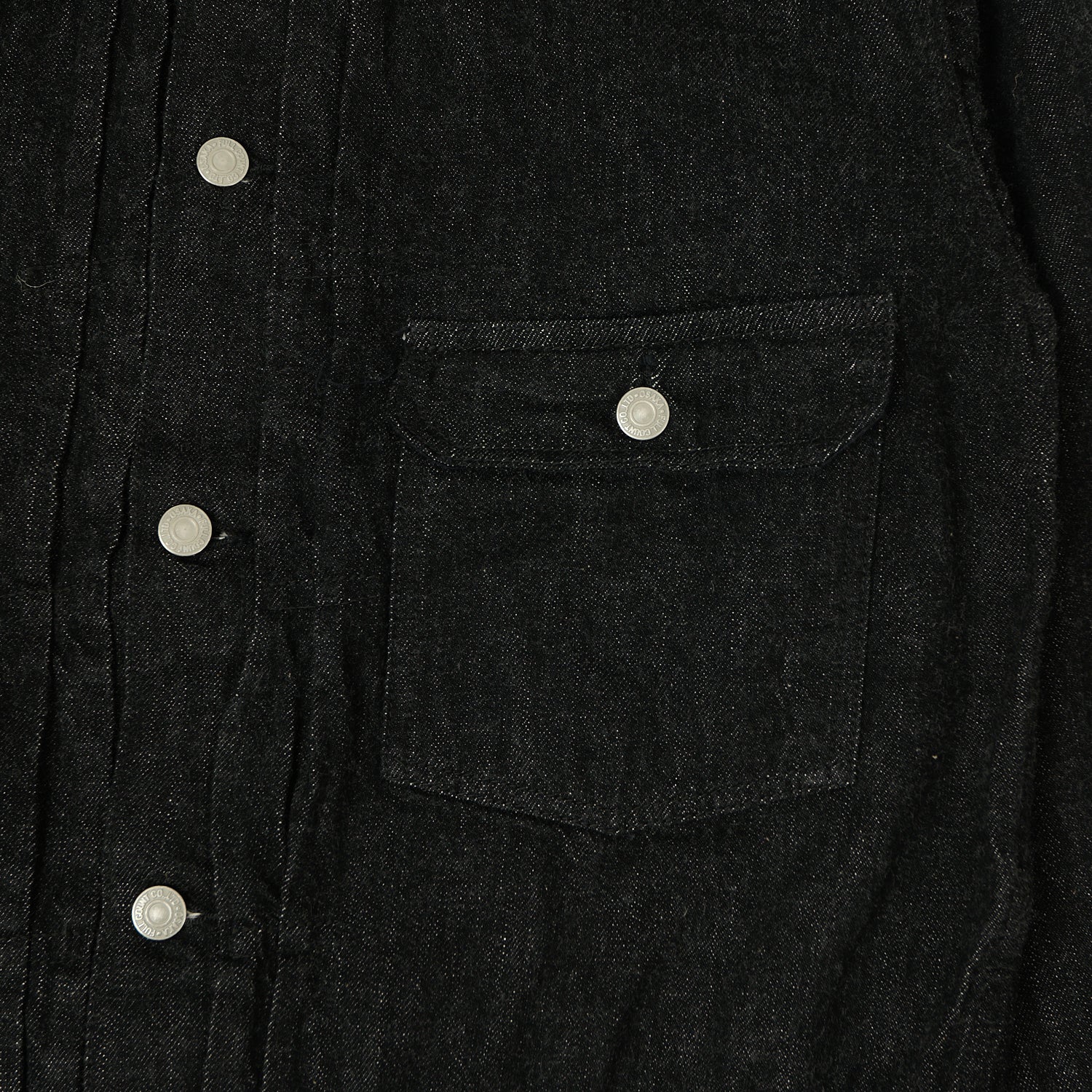 FULLCOUNT 2107SS 'Super Smooth' 11.5oz Type I Denim Jacket - Black One Wash