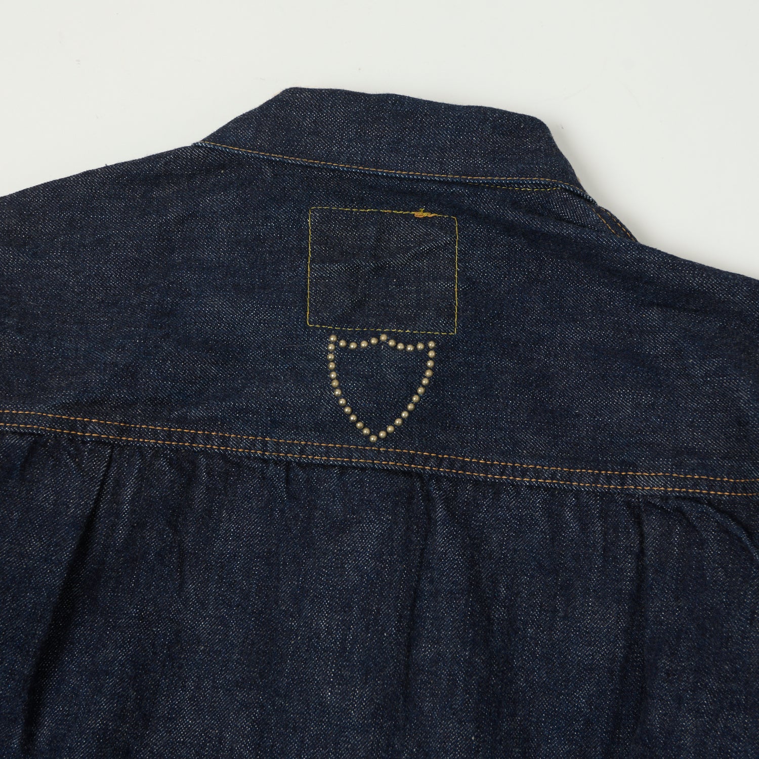 FULLCOUNT 2107 'On Studs by Zip Stevenson HTC' 13.75oz Type I Denim Jacket - One Wash