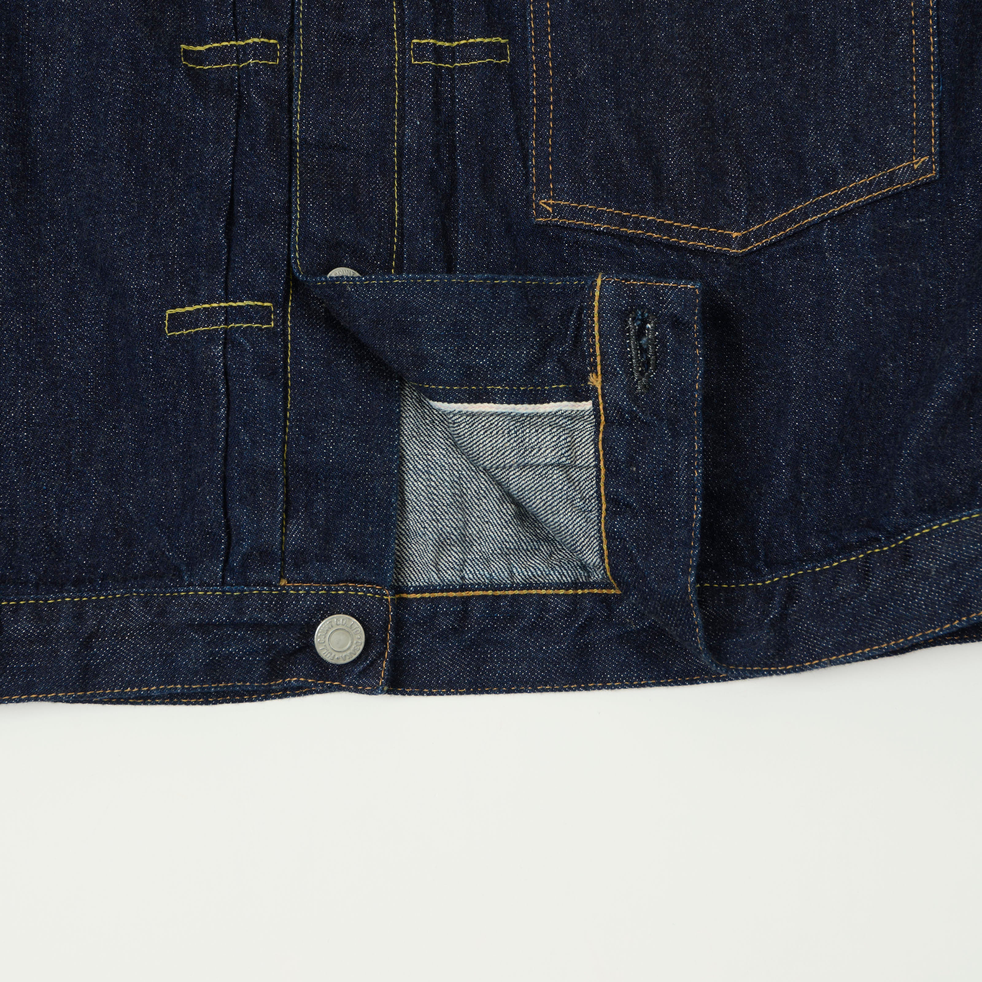 FULLCOUNT 2107SS 'Super Smooth' 11.5oz Type I Denim Jacket - One Wash