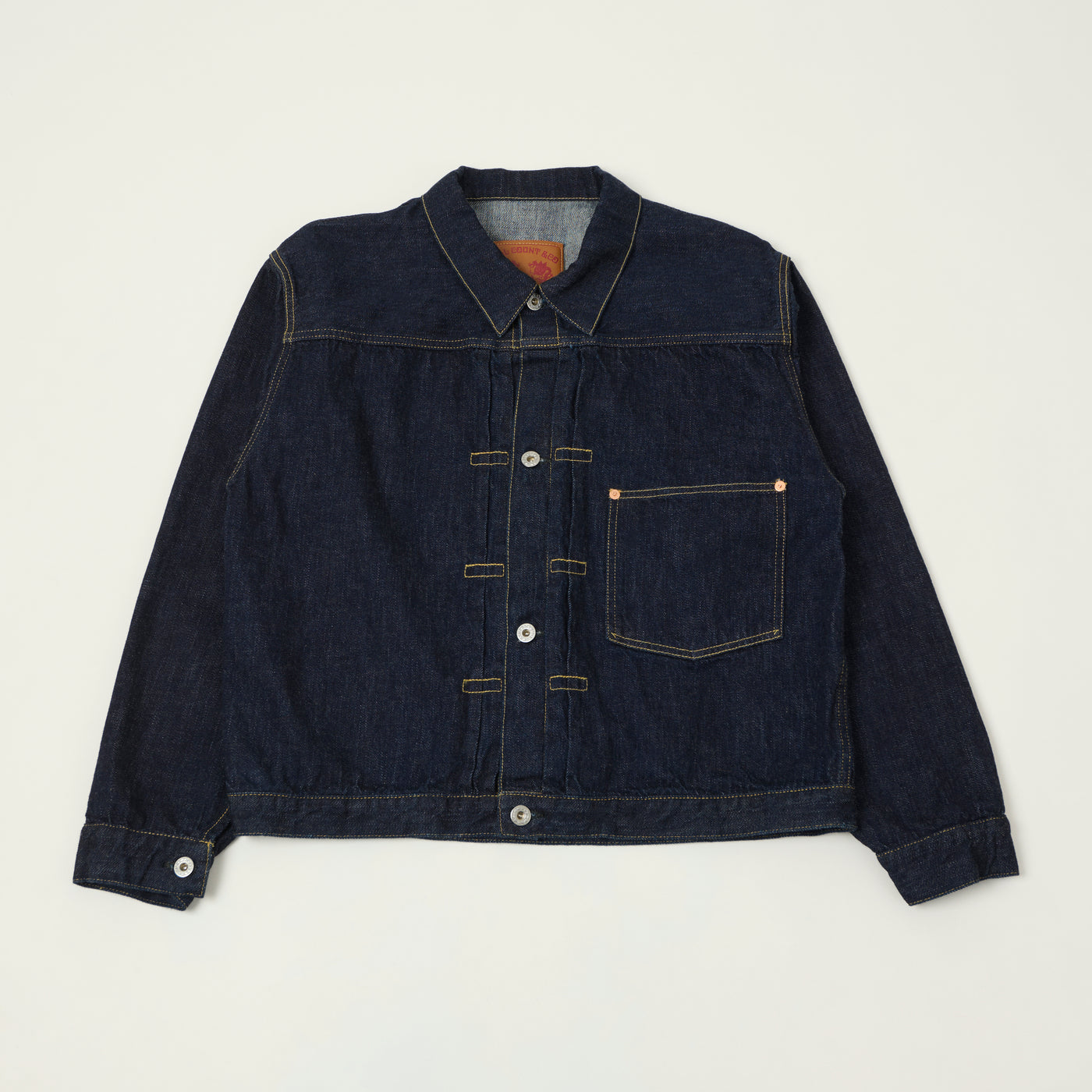 FULLCOUNT 2107 11.5oz WWII Model Type I Denim Jacket - One Wash