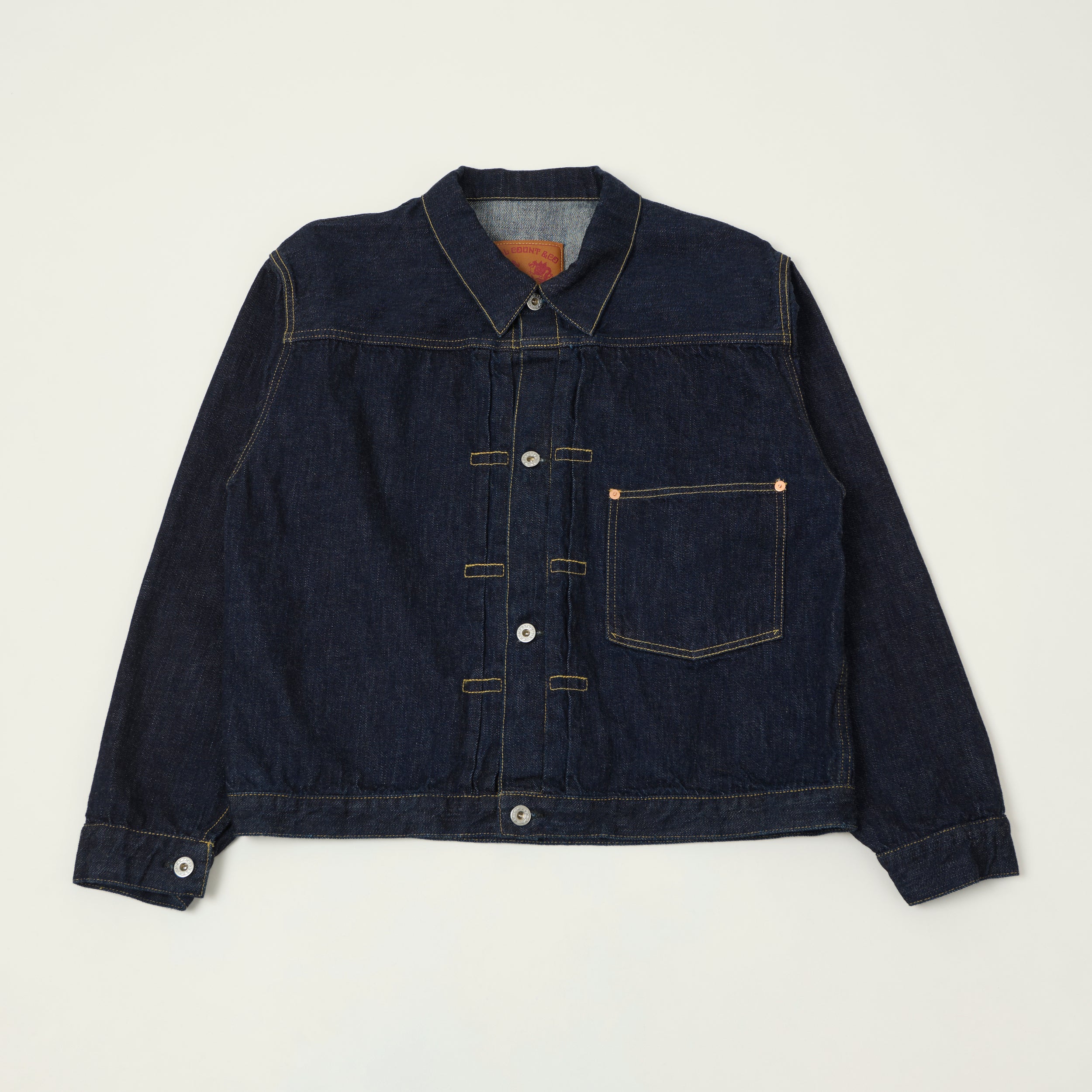 FULLCOUNT 2107 11.5oz WWII Model Type I Denim Jacket - One Wash