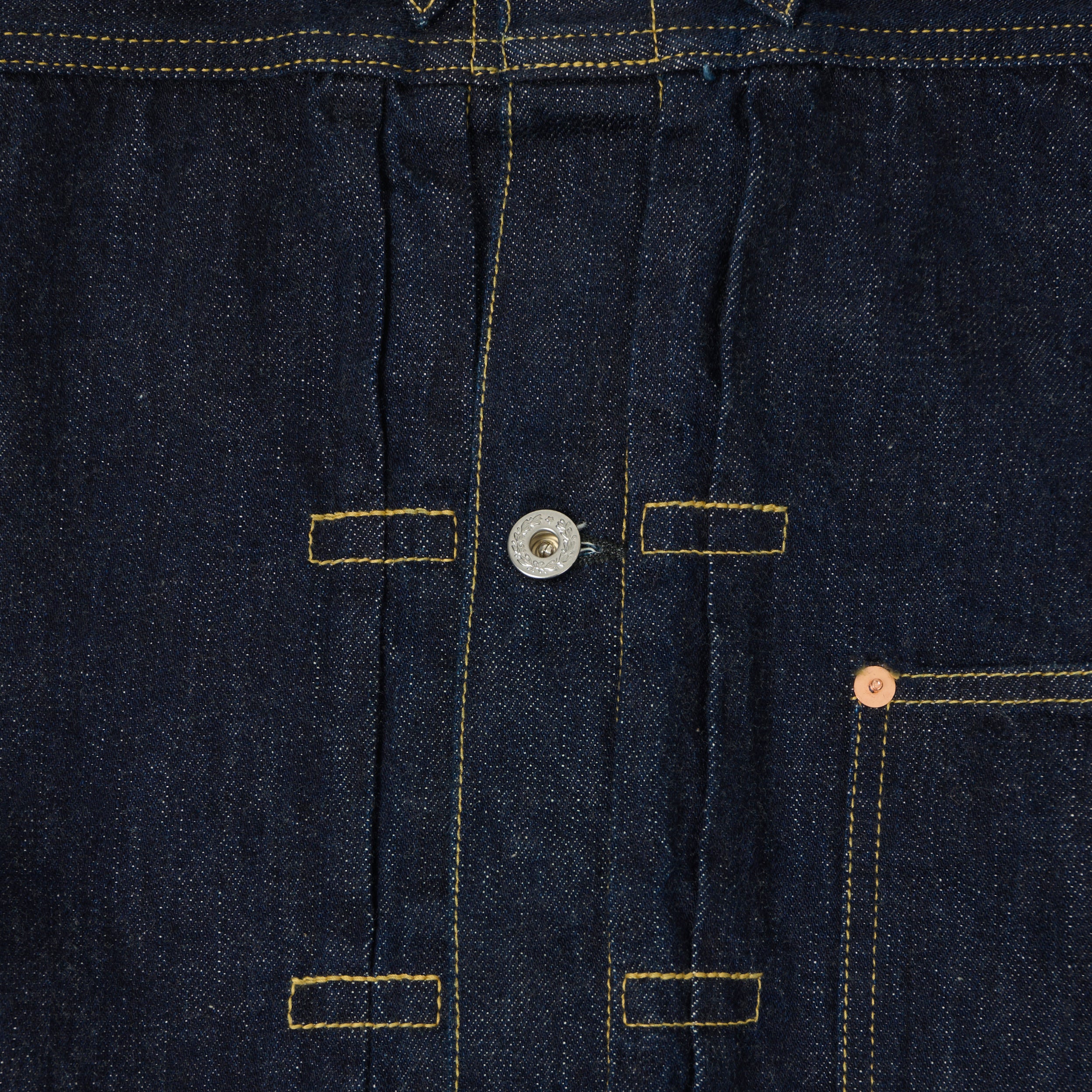 FULLCOUNT 2107 11.5oz WWII Model Type I Denim Jacket - One Wash