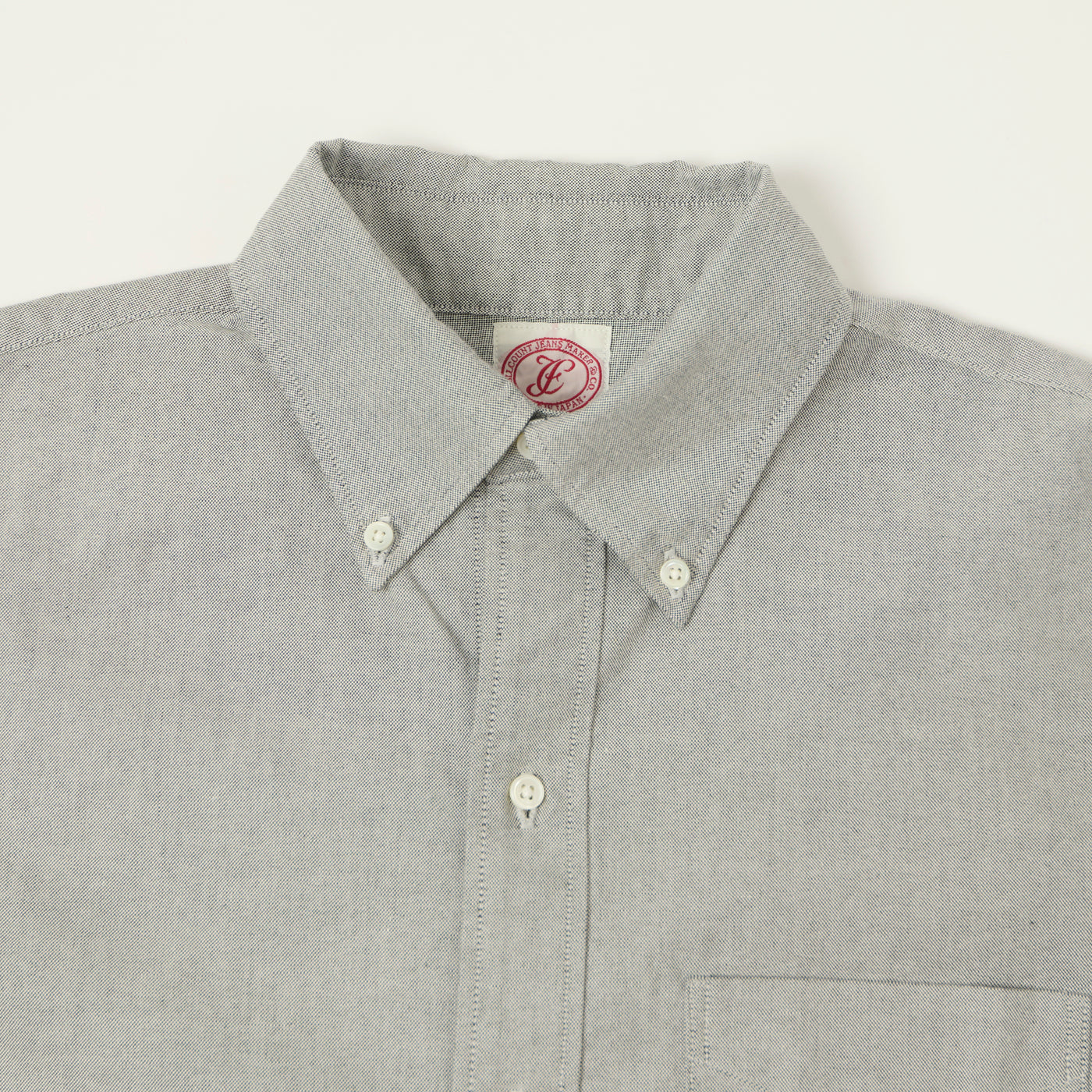FULLCOUNT 4081 'Good Old Button Down' Shirt - Grey