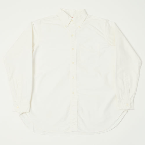 FULLCOUNT 4081 'Good Old Button Down' Shirt - White