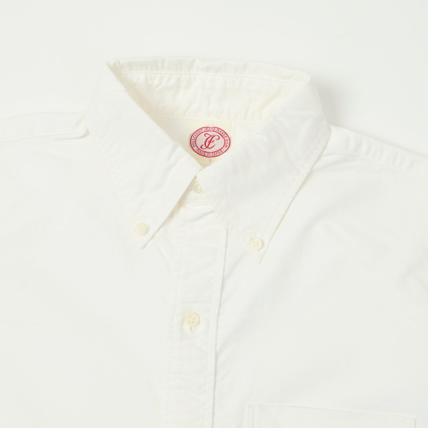 FULLCOUNT 4081 'Good Old Button Down' Shirt - White