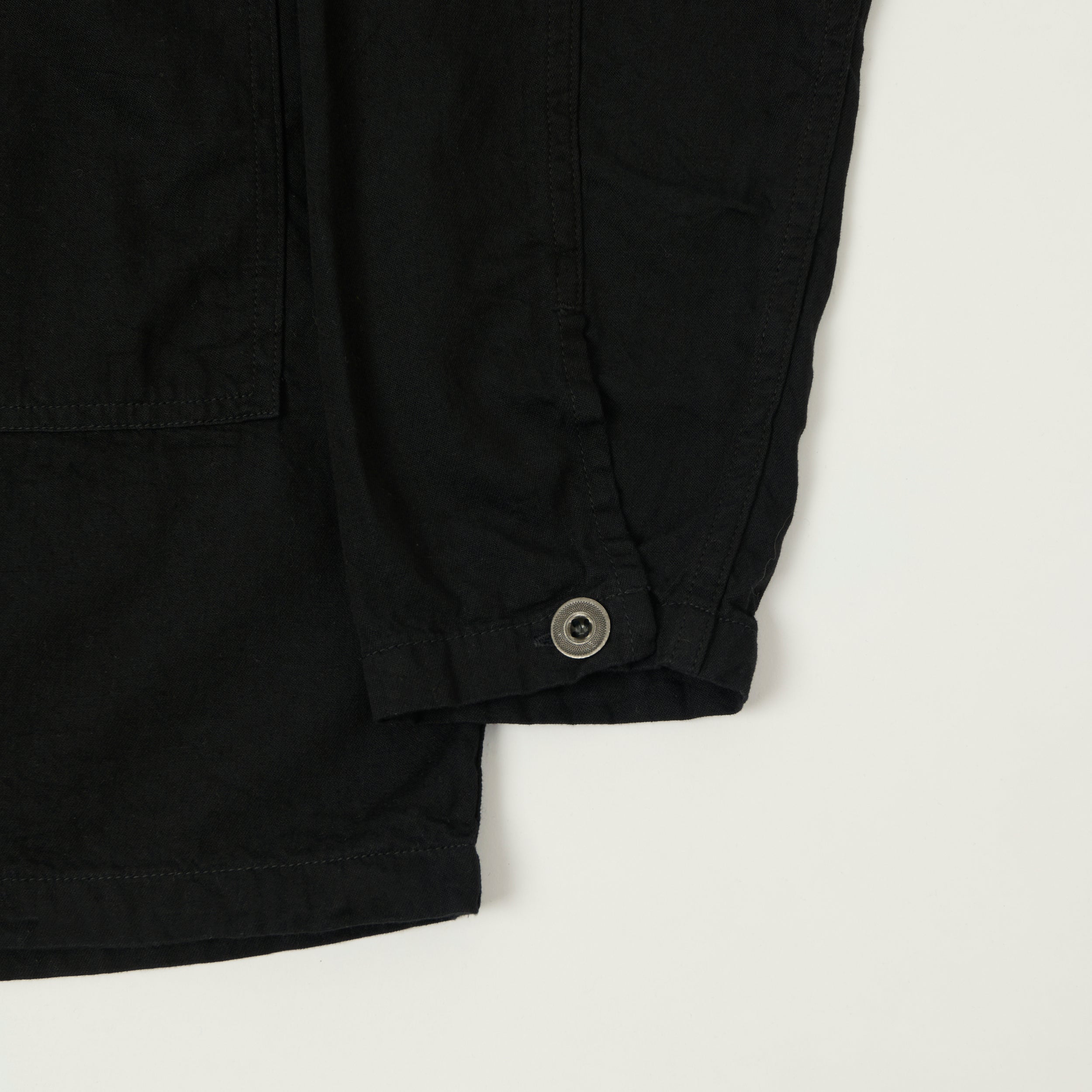 FULLCOUNT 4097 U.S. Army Lightweight Pullover Shirt - Black