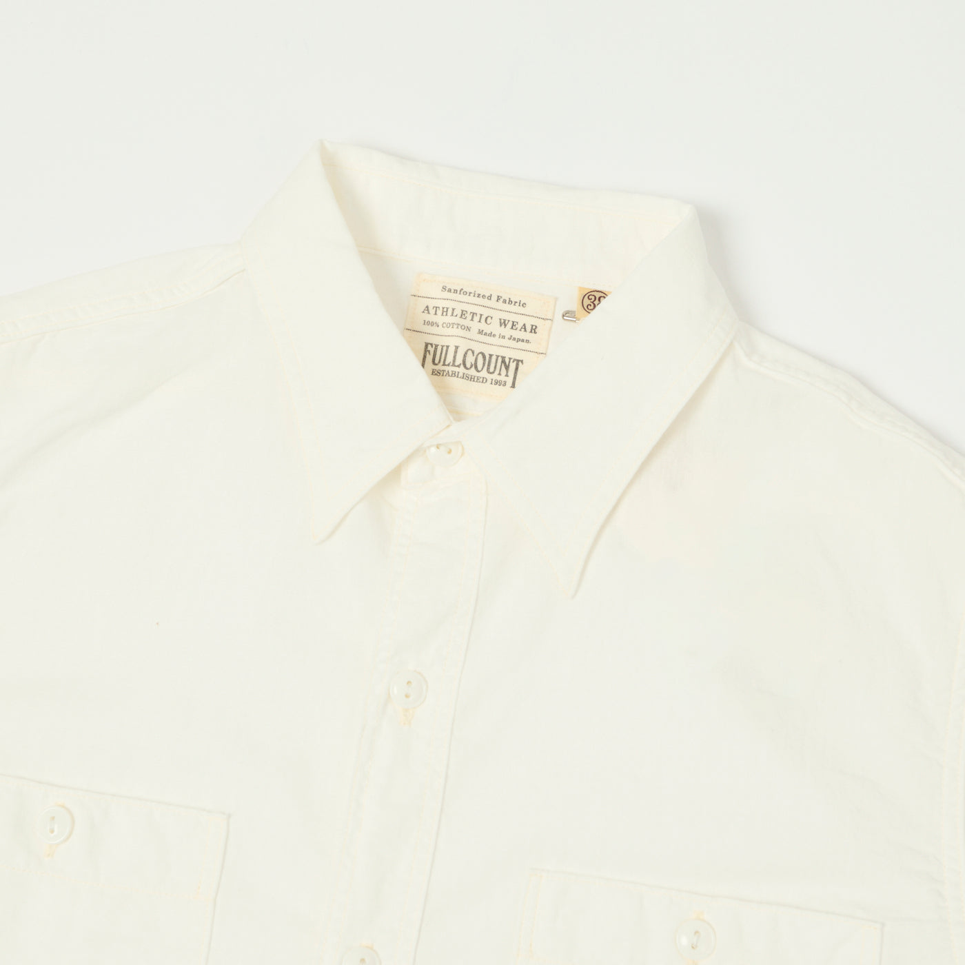 FULLCOUNT 4810 5oz Chambray Work Shirt - White