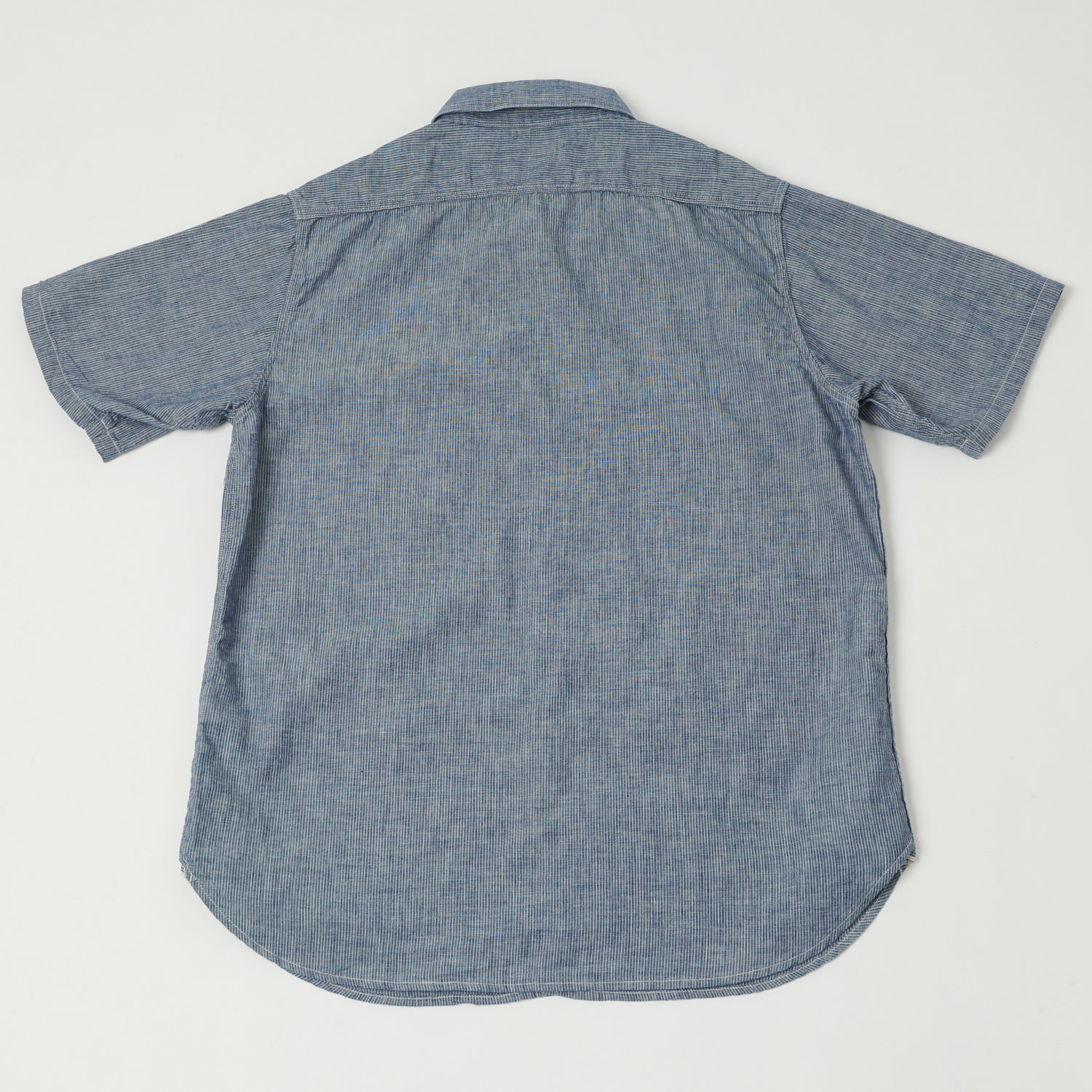 FULLCOUNT 4821 5oz Stripe Chambray Work Shirt - Indigo Stripe