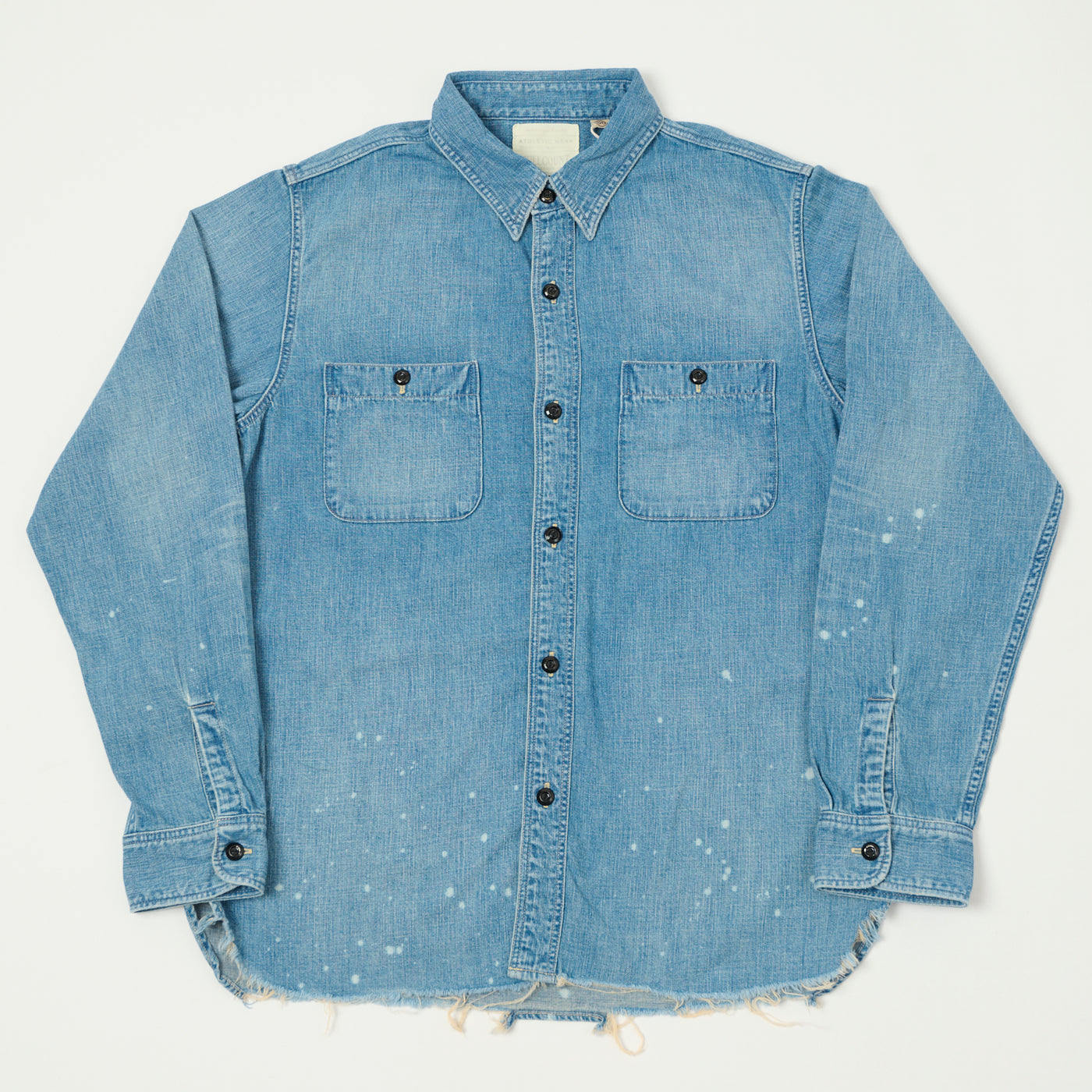 FULLCOUNT 4890 Denim Work Shirt - Heavy Wash