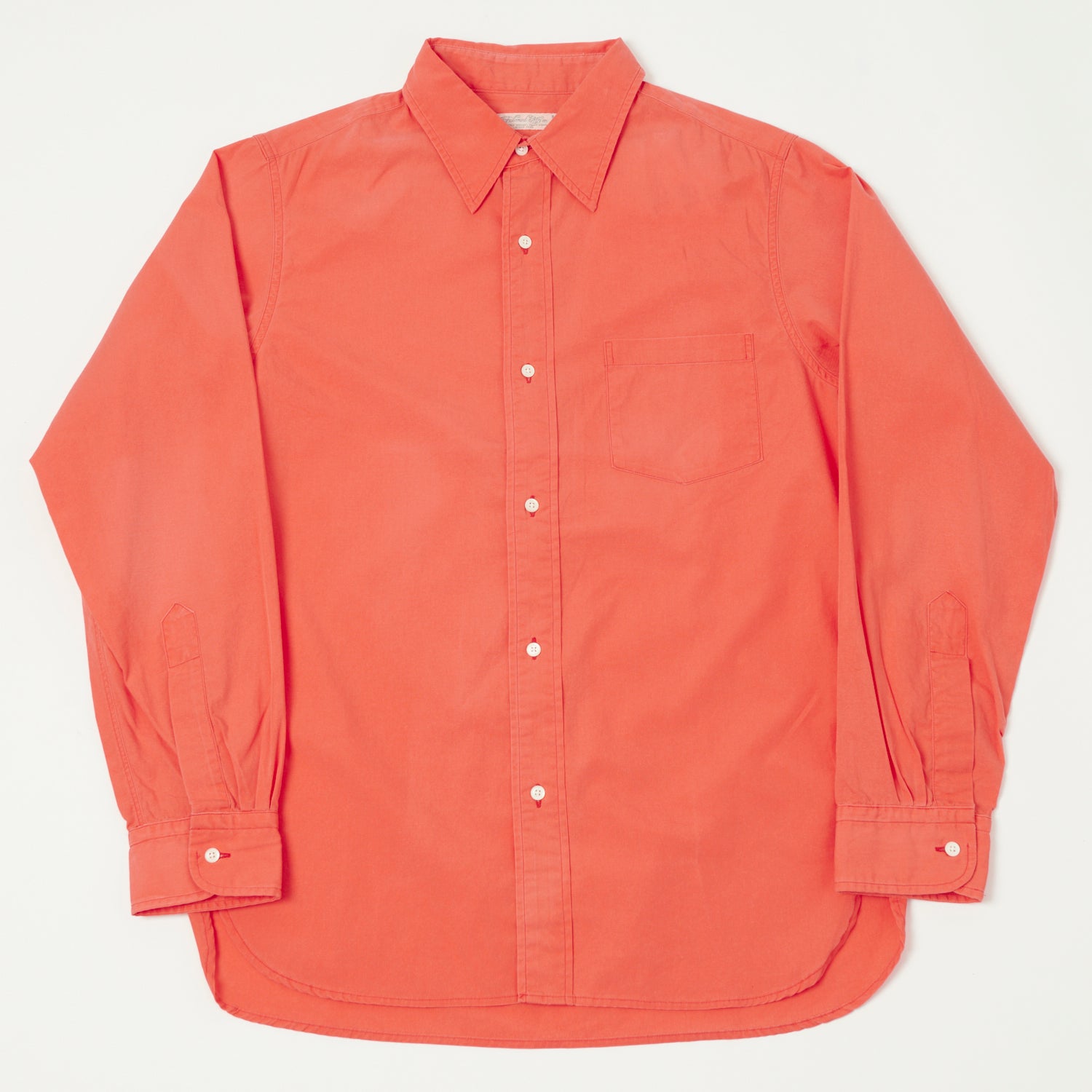 FULLCOUNT 4993 1930s Cotton Dress Shirt - Orange
