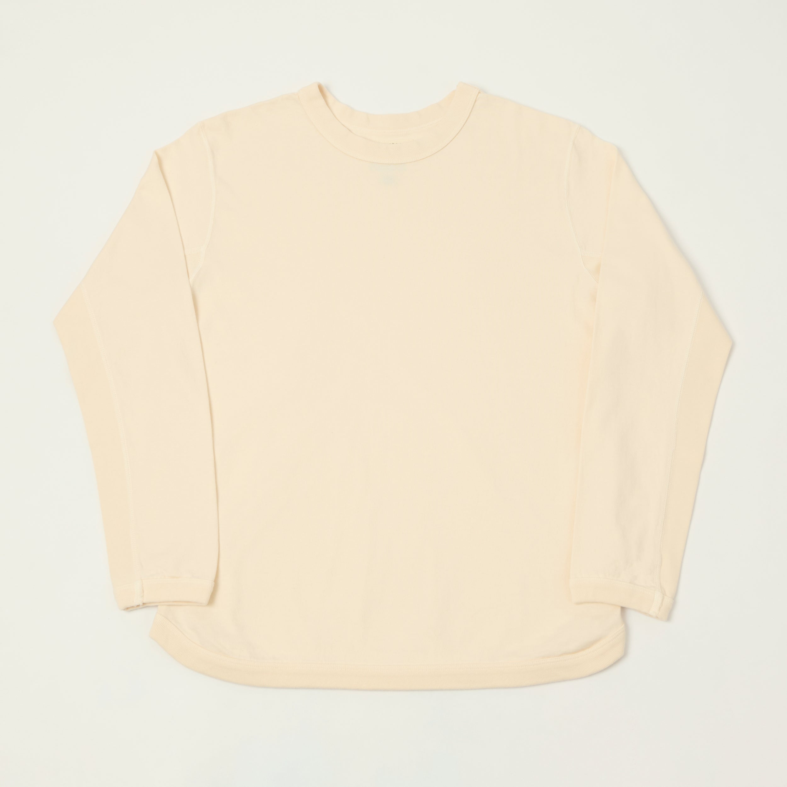 FULLCOUNT 5222L Flat Seam Heavyweight T-Shirt - Ecru