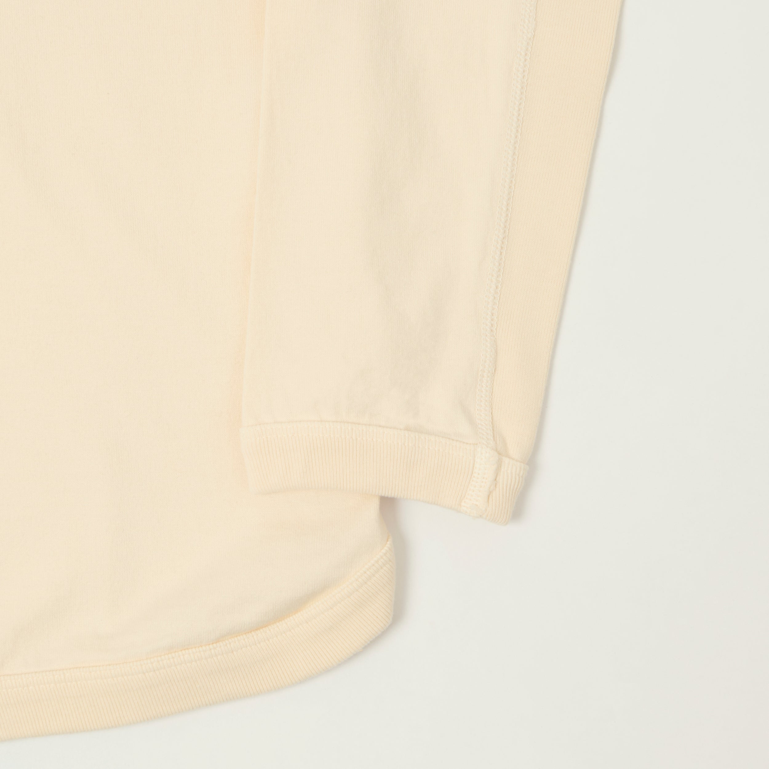 FULLCOUNT 5222L Flat Seam Heavyweight T-Shirt - Ecru