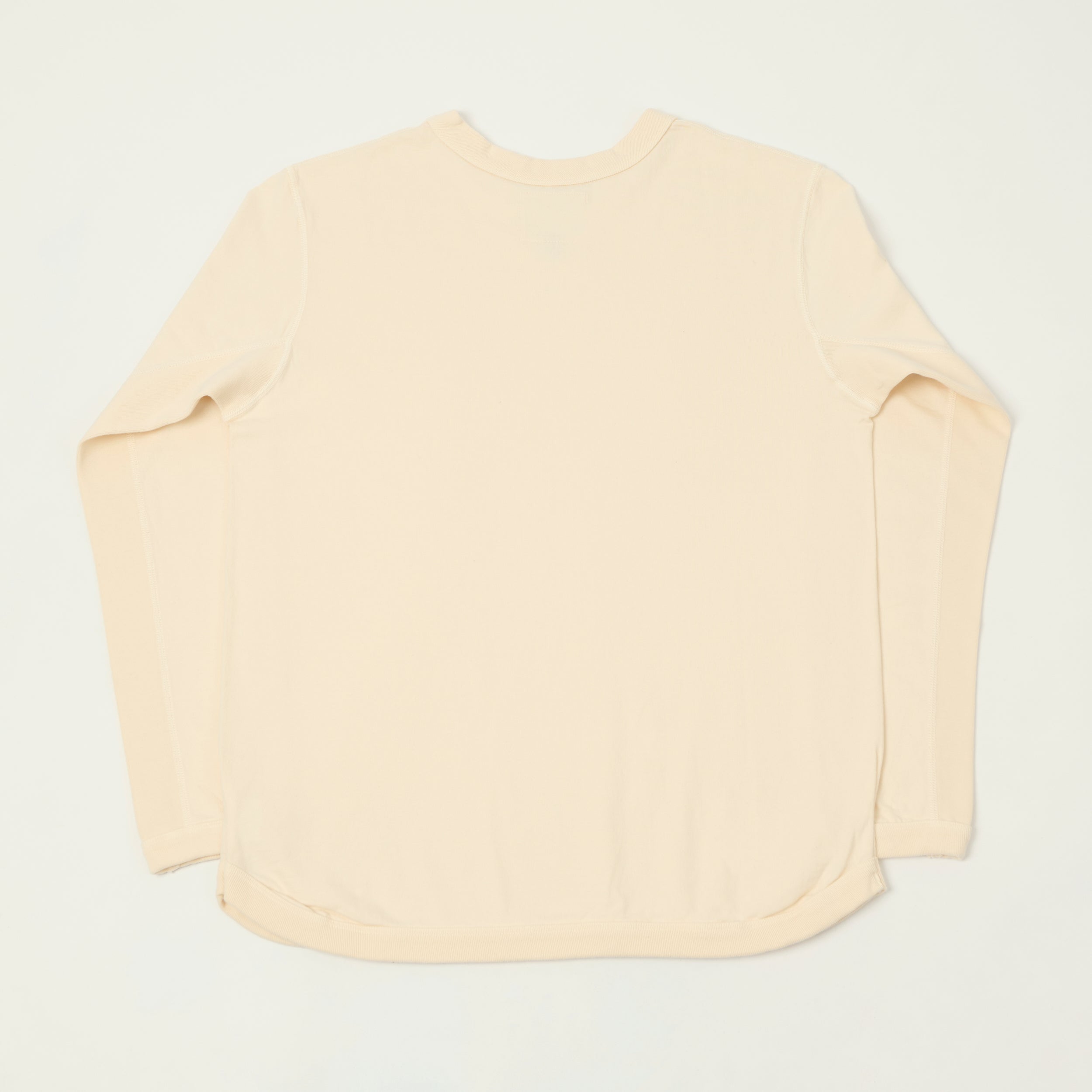 FULLCOUNT 5222L Flat Seam Heavyweight T-Shirt - Ecru