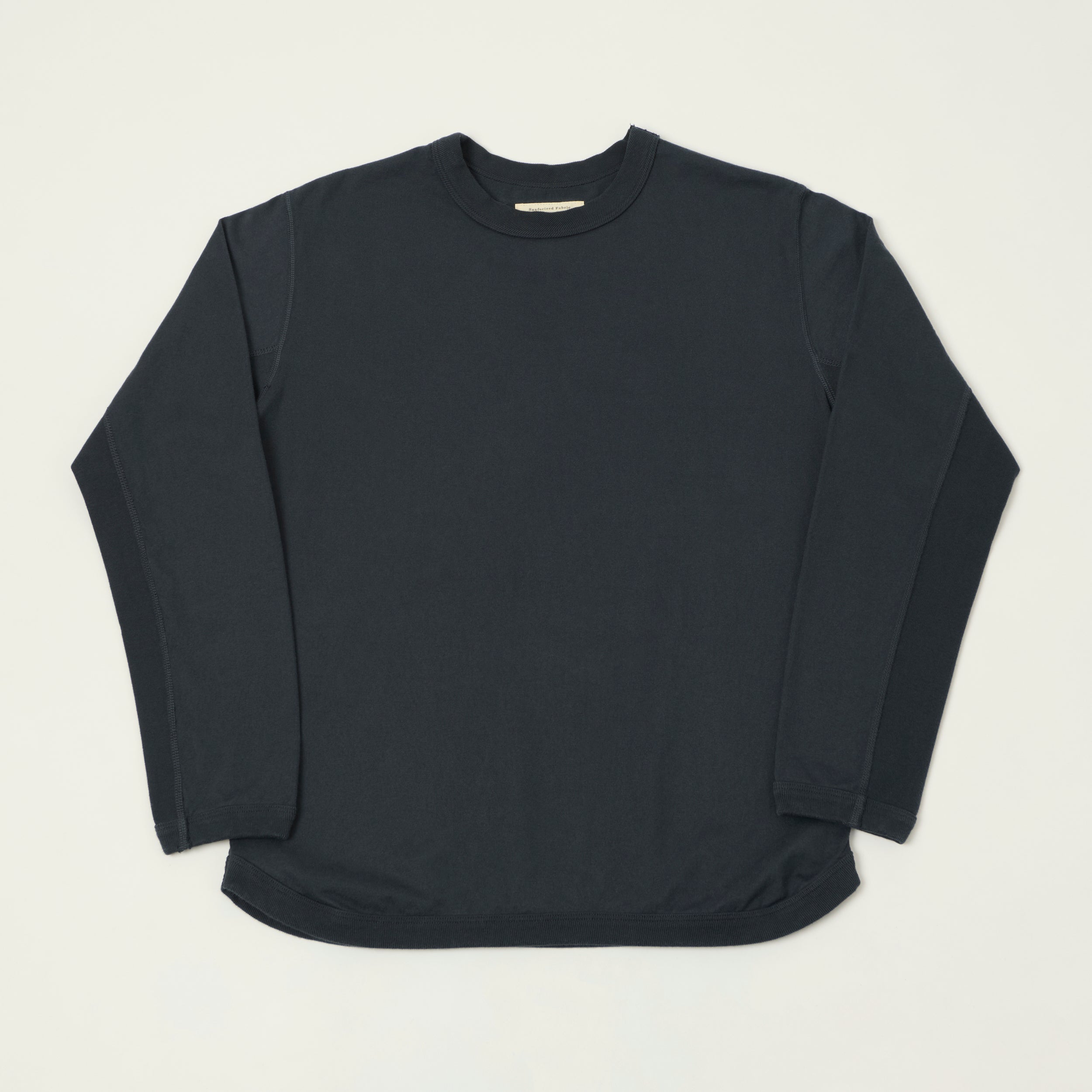 FULLCOUNT 5222L Flat Seam Heavyweight T-Shirt - Ink Black