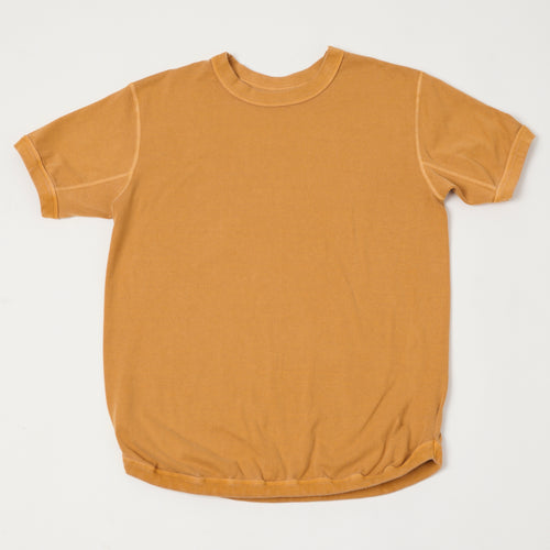FULLCOUNT 5222 Flat Seam Heavyweight T-Shirt - Saffron