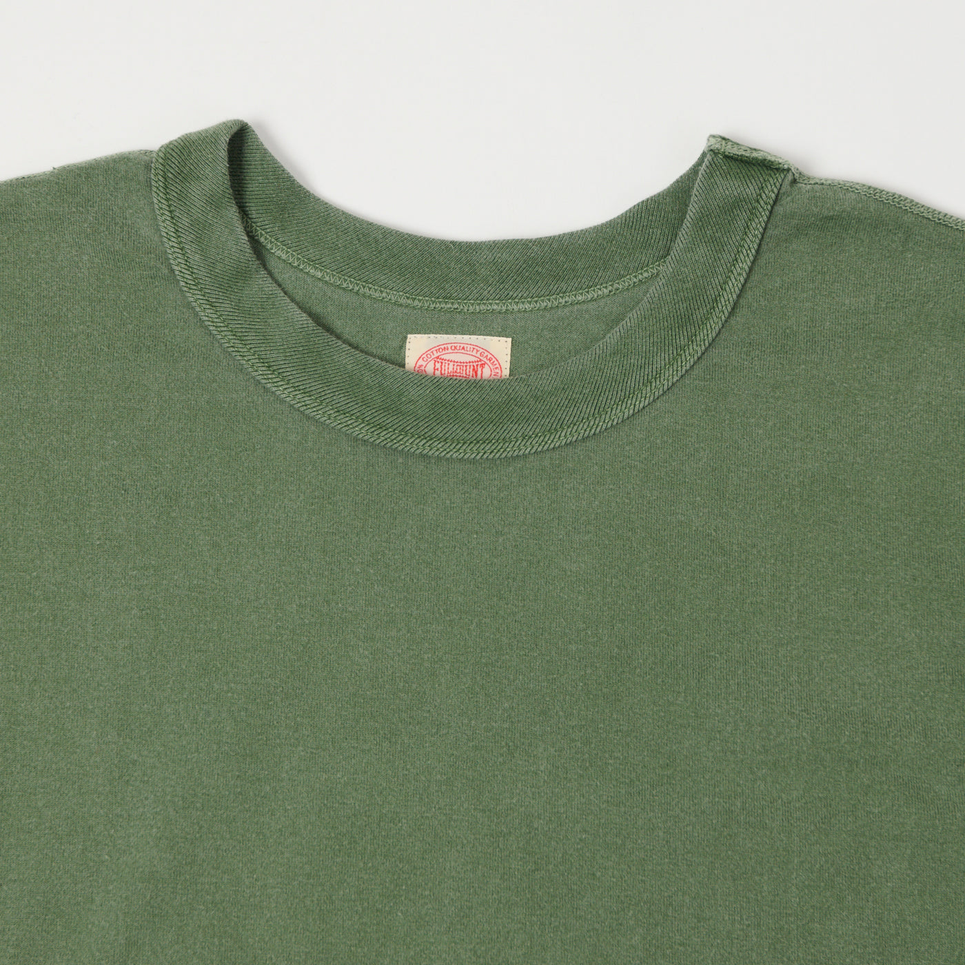 FULLCOUNT 5222 Flat Seam Heavyweight T-Shirt - Evergreen