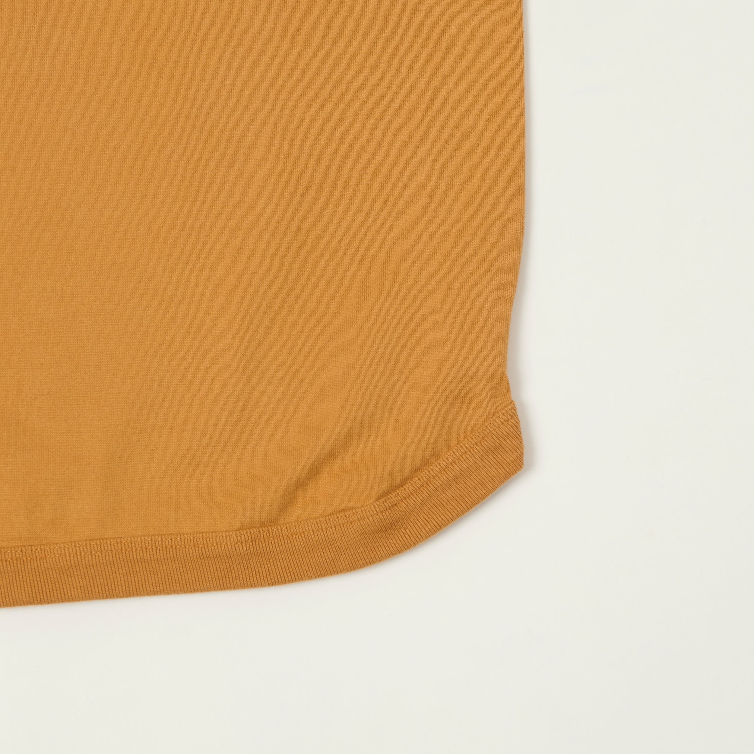 FULLCOUNT 5222 Flat Seam Heavyweight T-Shirt - Saffron