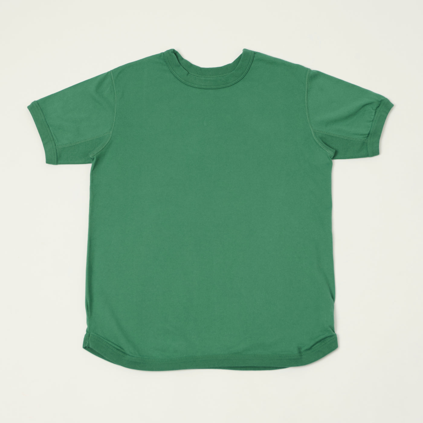 Full Count 5222 Flat Seam Heavyweight T-Shirt - Green