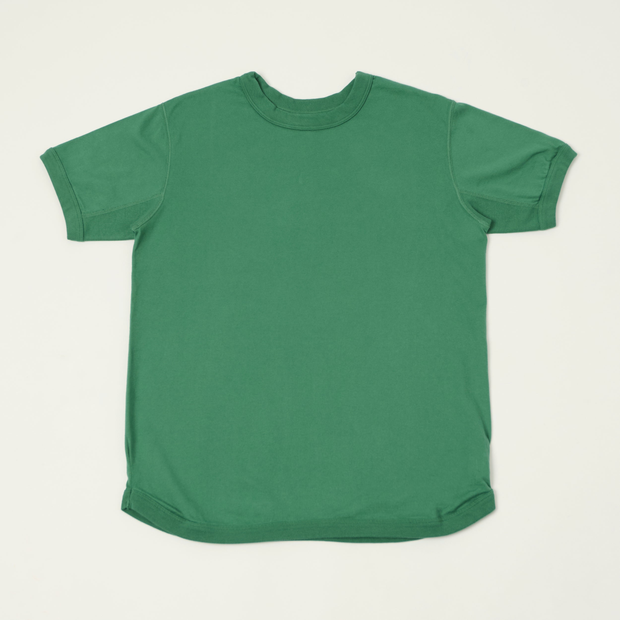 Full Count 5222 Flat Seam Heavyweight T-Shirt - Green