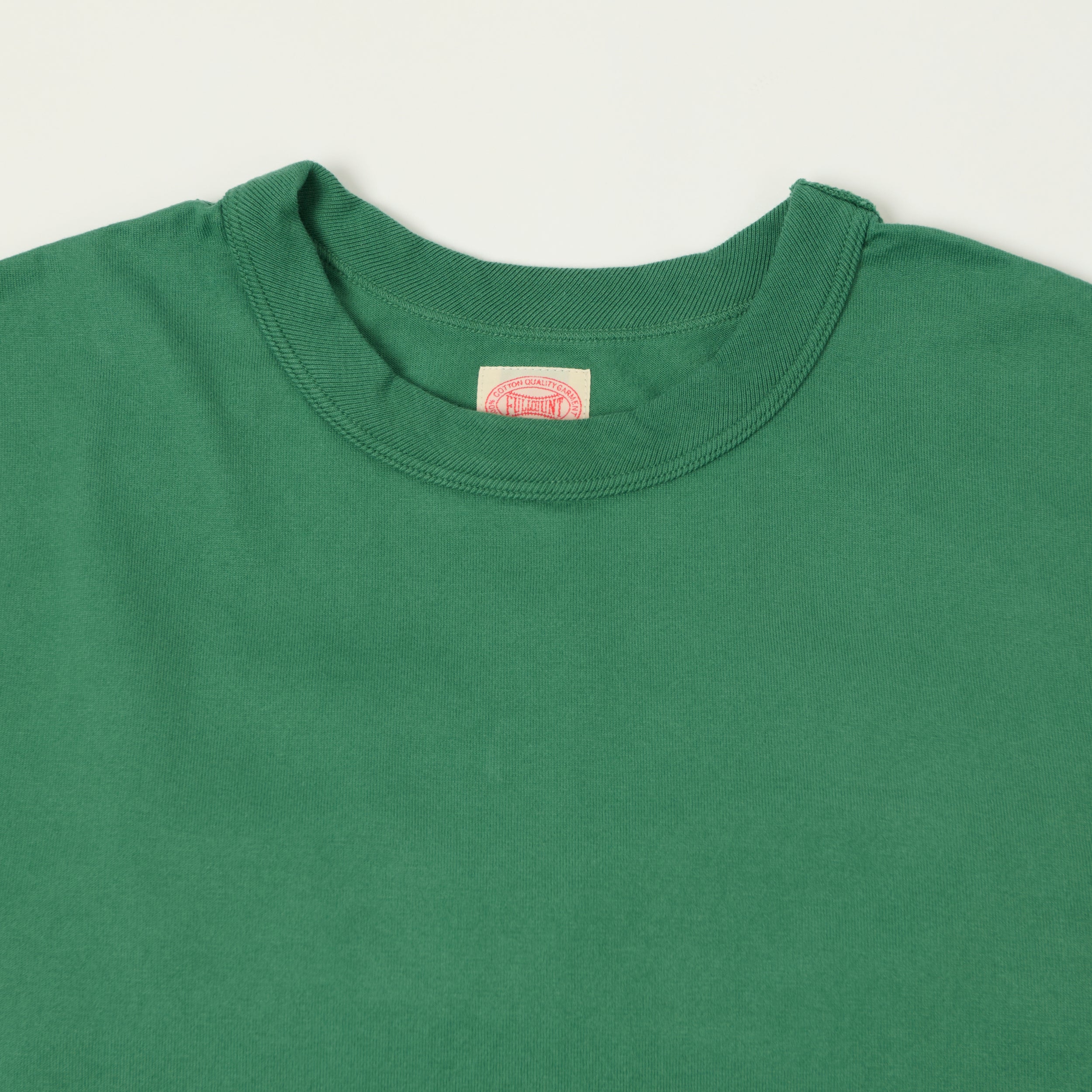 Full Count 5222 Flat Seam Heavyweight T-Shirt - Green