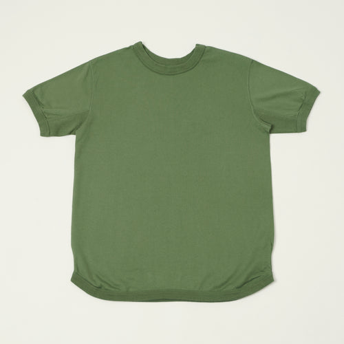 FULLCOUNT 5222 Flat Seam Heavyweight T-Shirt - Evergreen