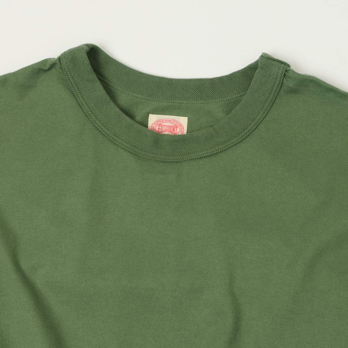 FULLCOUNT 5222 Flat Seam Heavyweight T-Shirt - Evergreen
